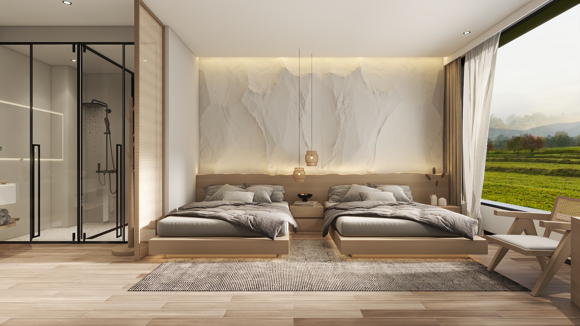 酔笙夢死-酒店客房-装修设计方案