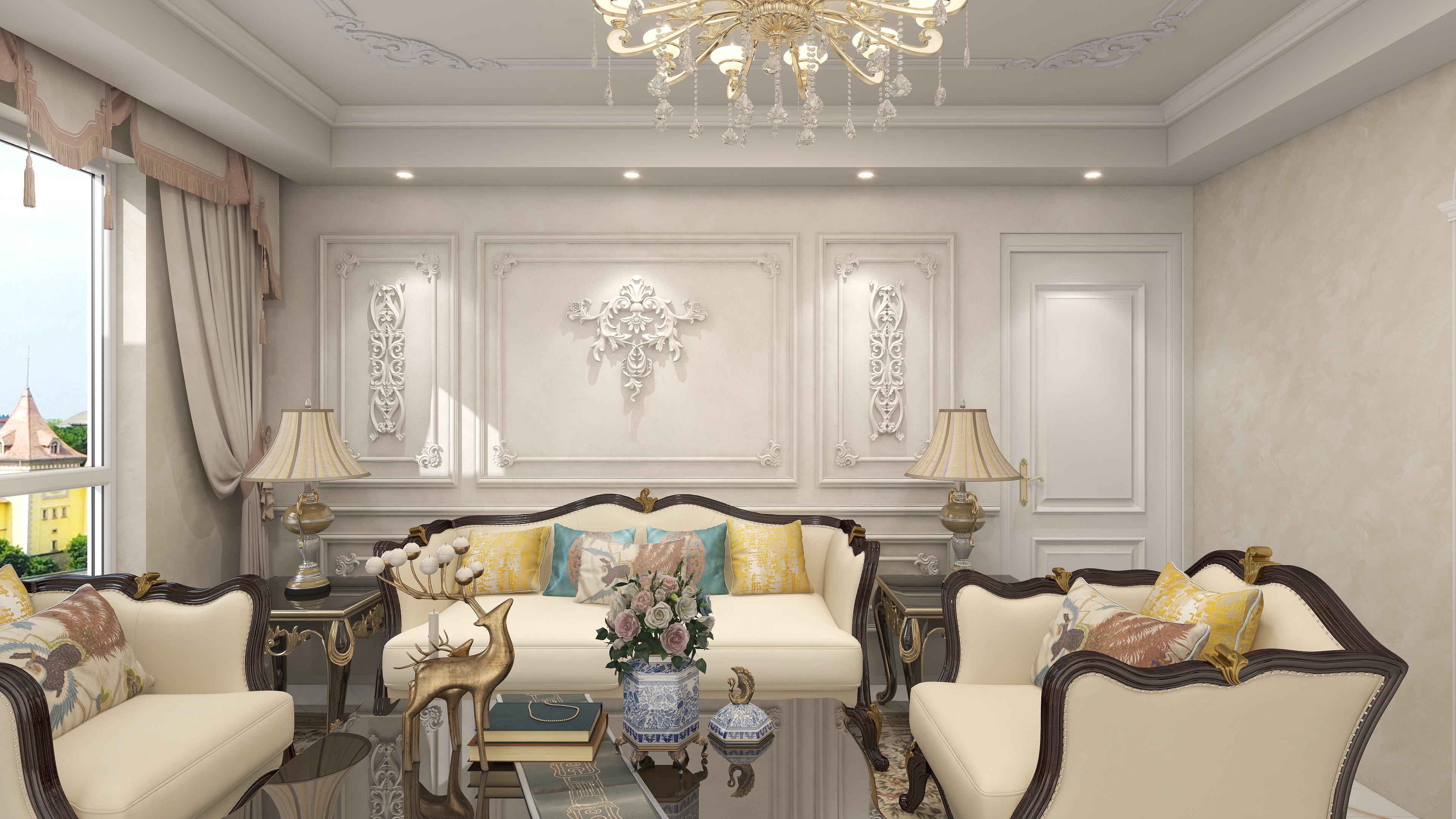 全案设计子龙工作室-《遗迹》简欧轻奢-装修设计方案