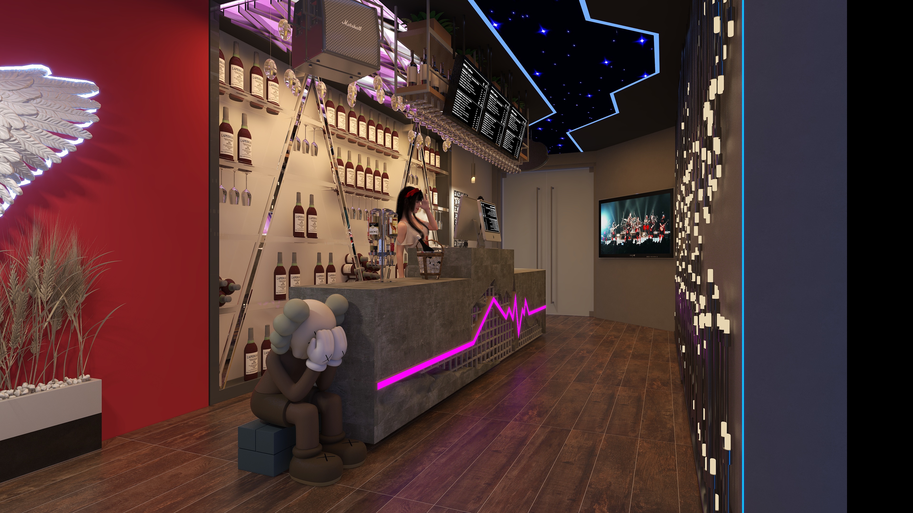 全案设计子龙工作室-维度酒吧-装修设计方案