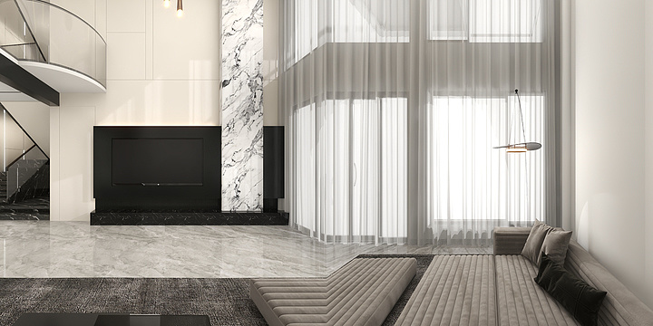 -小文-别墅-现代-装修设计方案