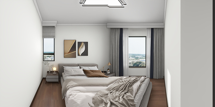 时光流逝设计-万科新都荟24组团2栋2单元403号-装修设计方案