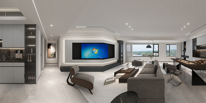 百川装饰设计出品-聚量馨苑2-1-东户-装修设计方案