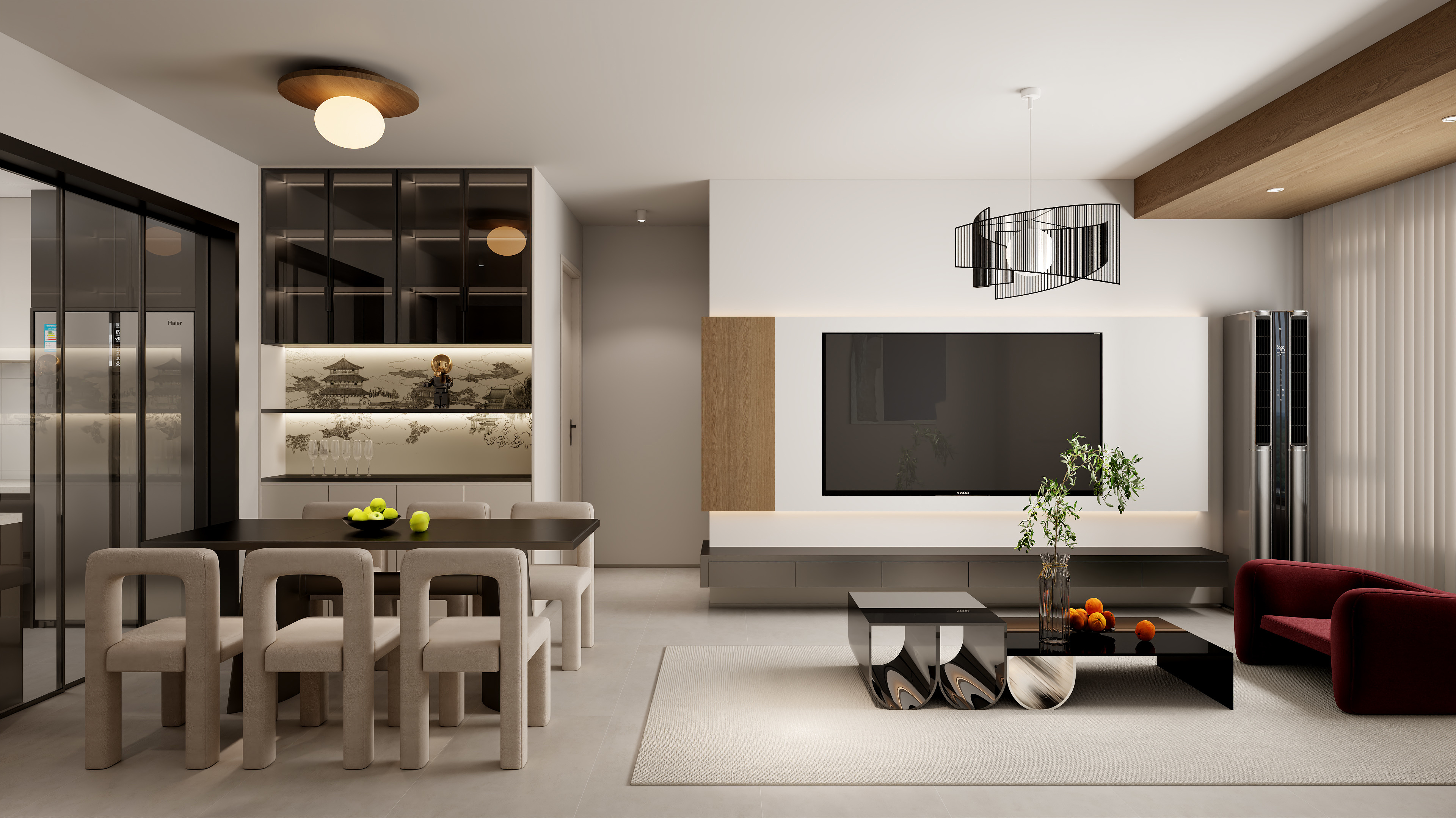 刁鸿飞-新华小区现代简约81㎡3室-装修设计方案