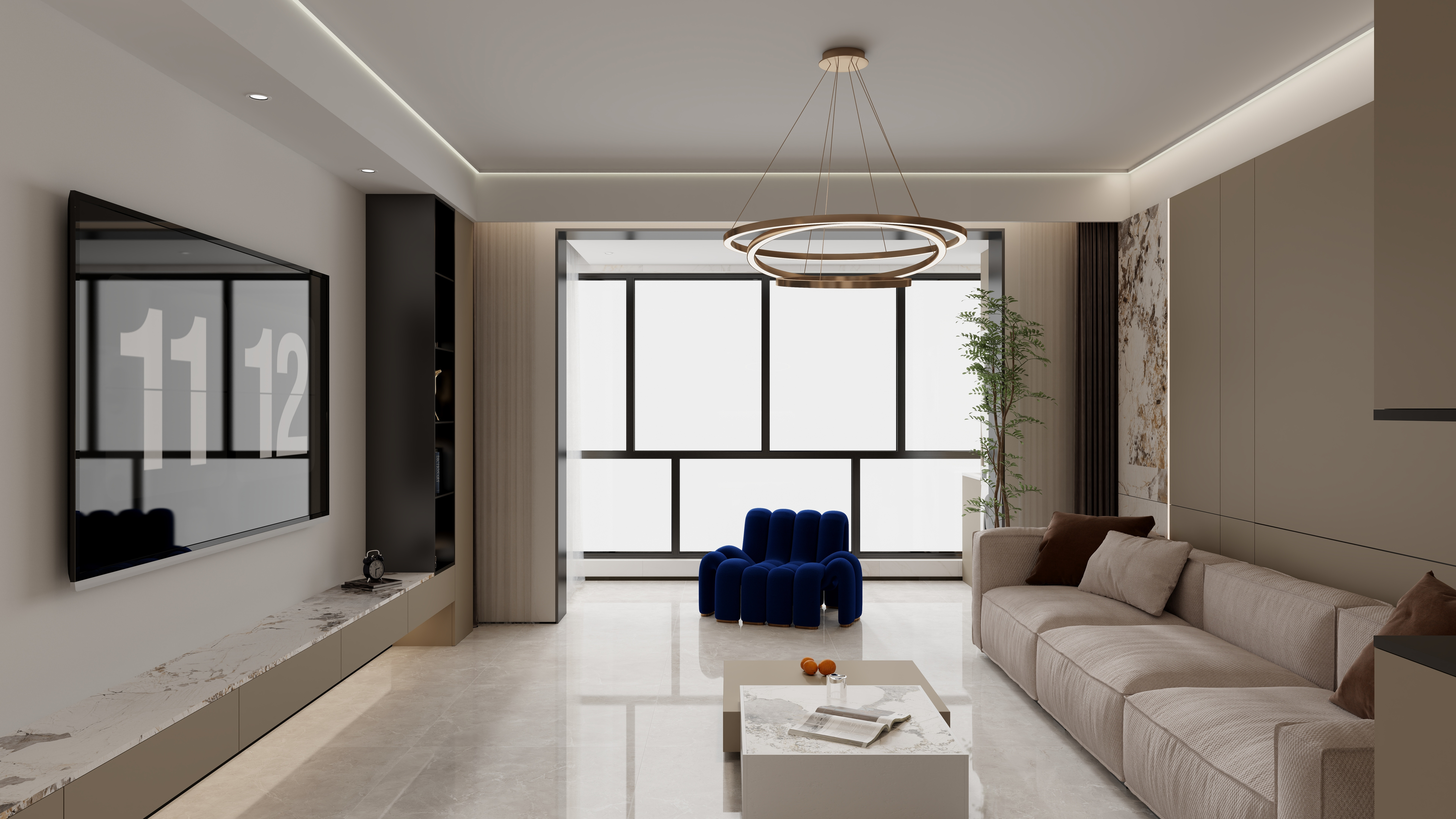 绿通国际设计-你喜欢的现代简约风-装修设计方案