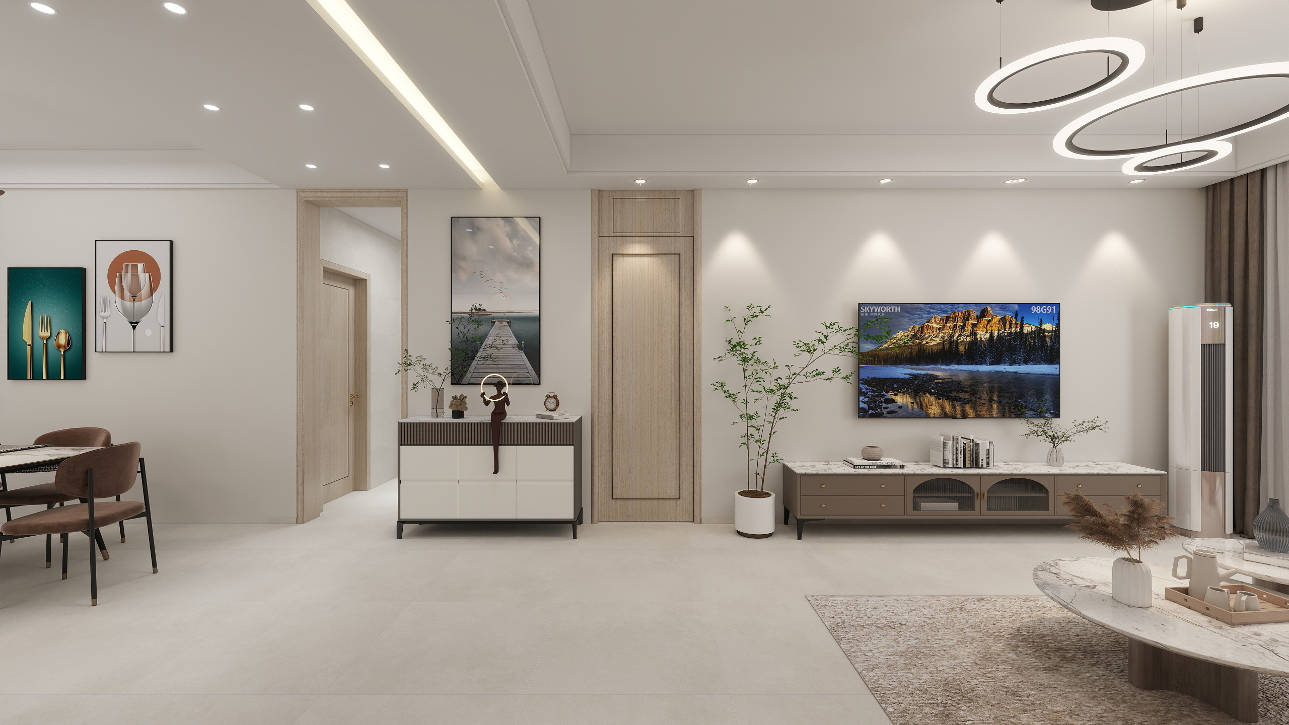 设计师牧尘cl-福安雅园1楼-装修设计方案