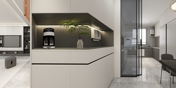 姚以霖-高铁壹号院-奶油复古-装修设计方案