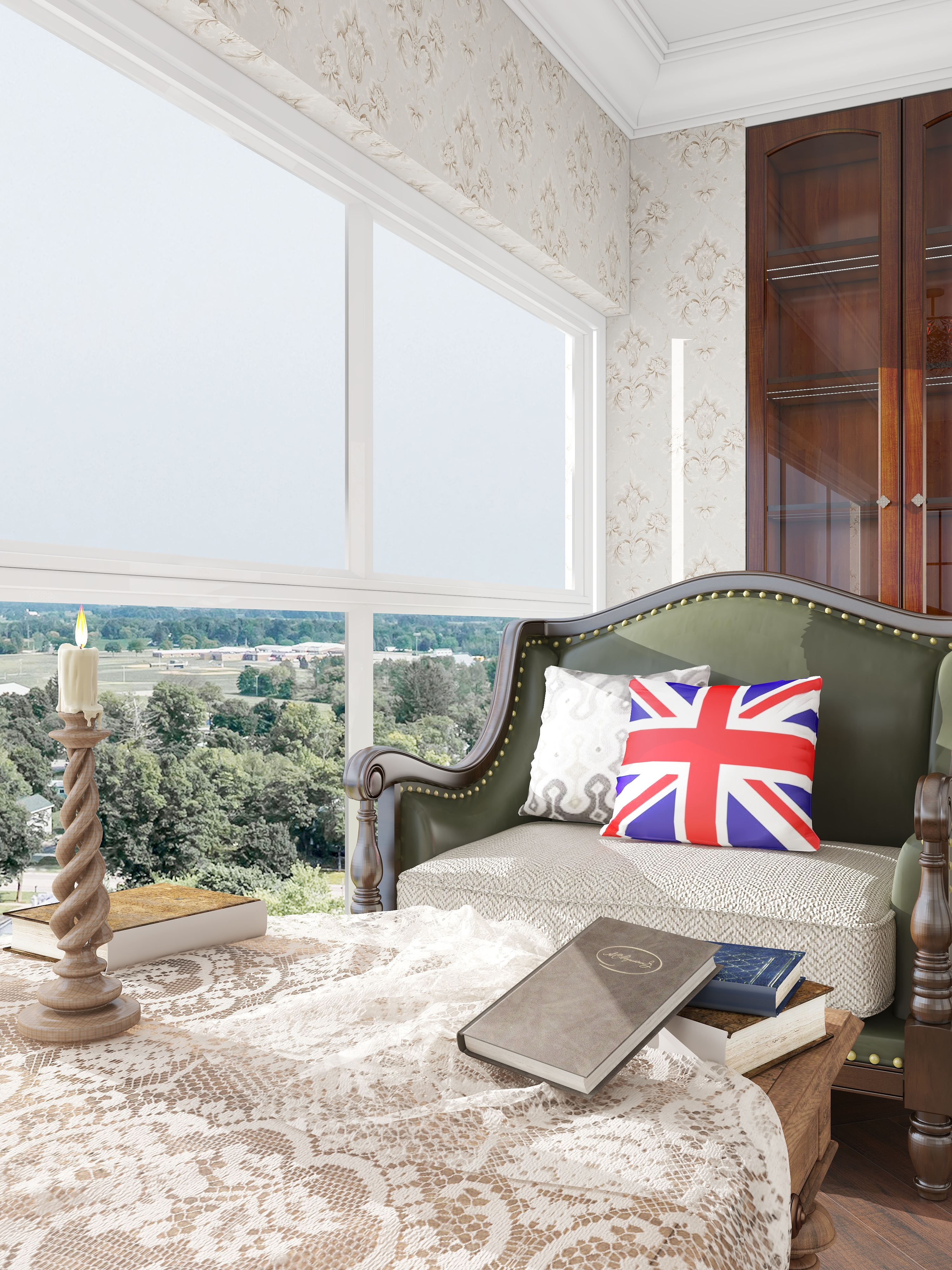 三沐乙-美式125㎡3室-装修设计方案