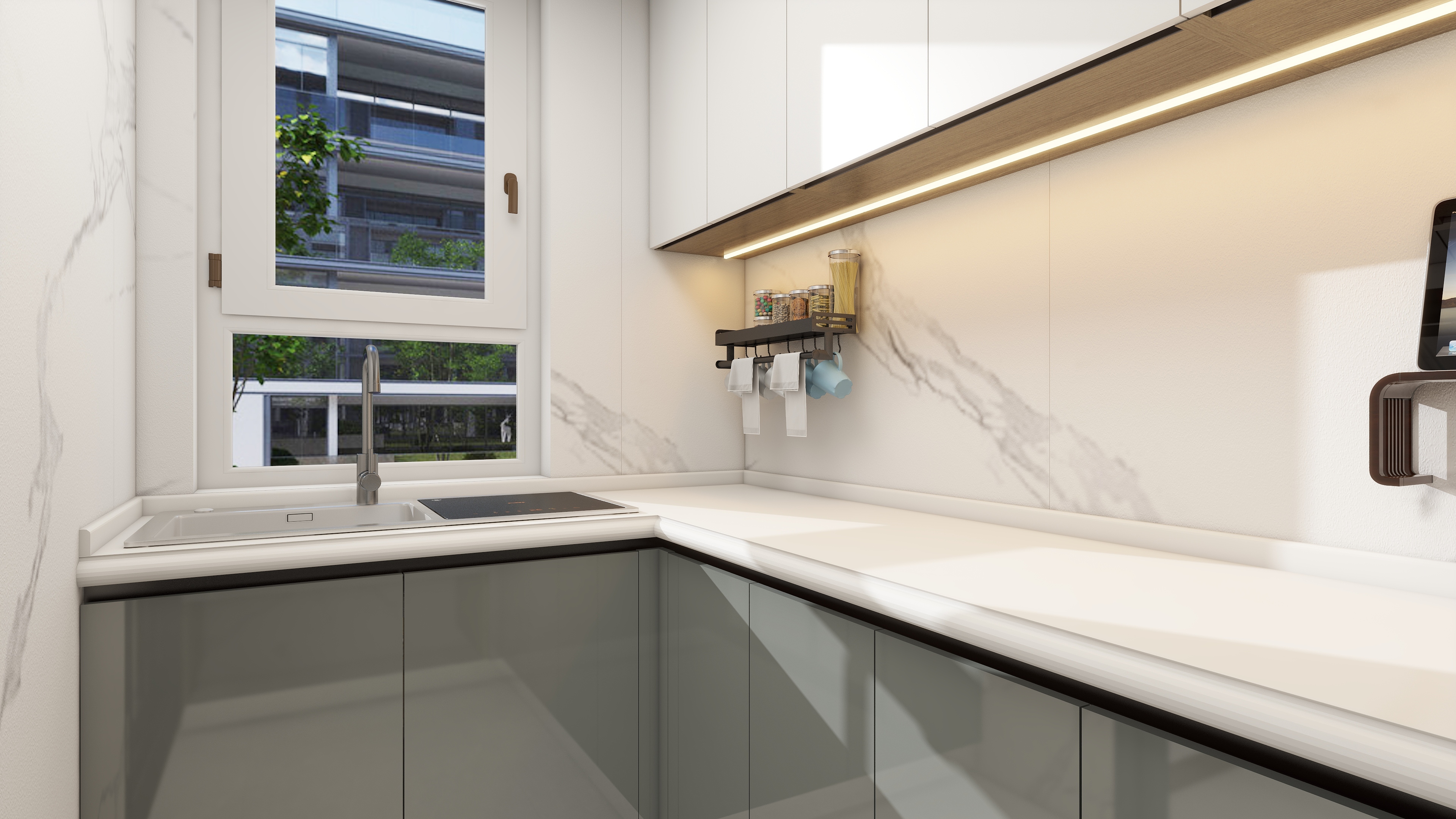 全案设计子龙工作室-吾悦广场121奶油风装修效果图