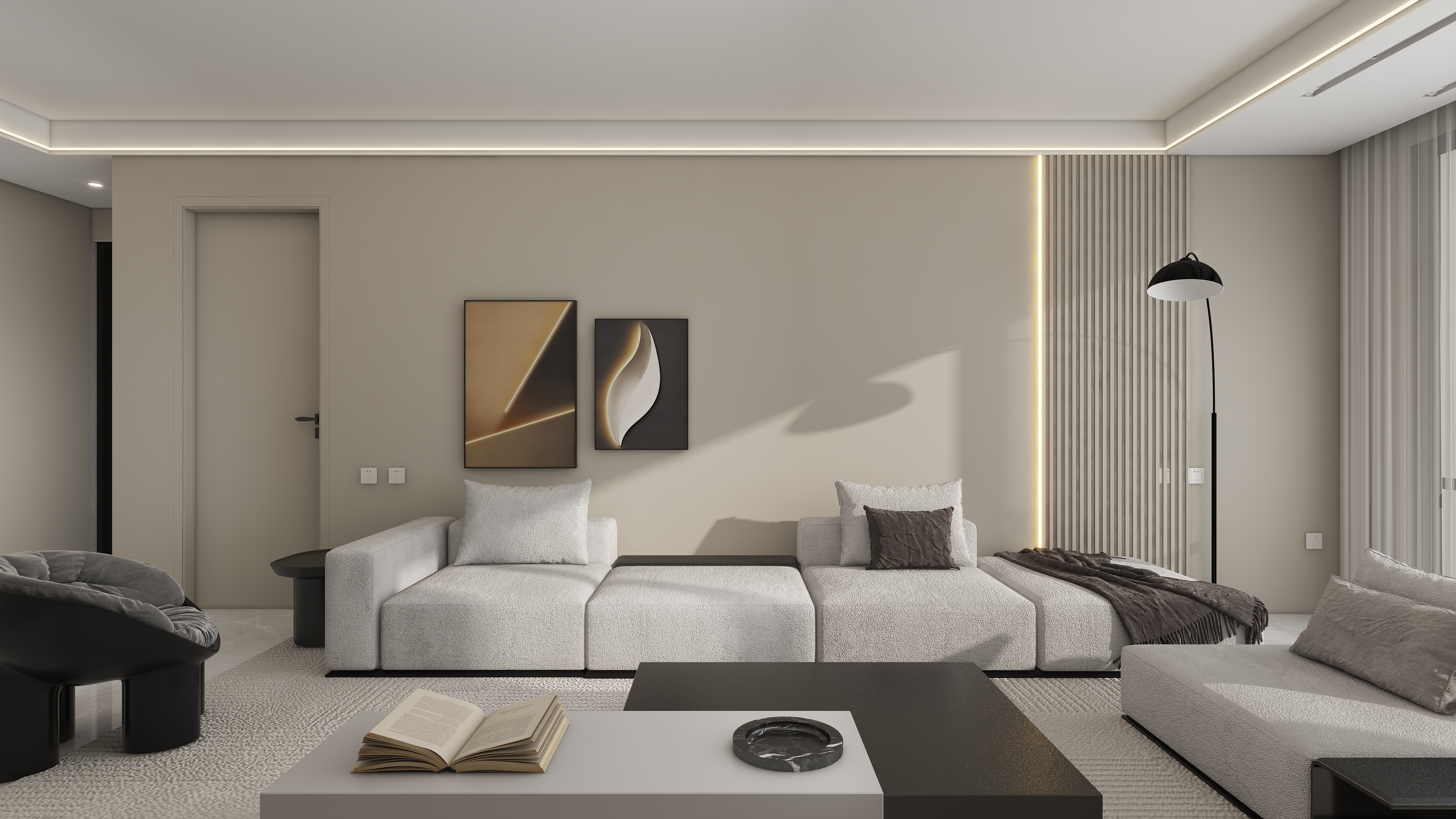 原创001-新时代花园105㎡3室-装修设计方案