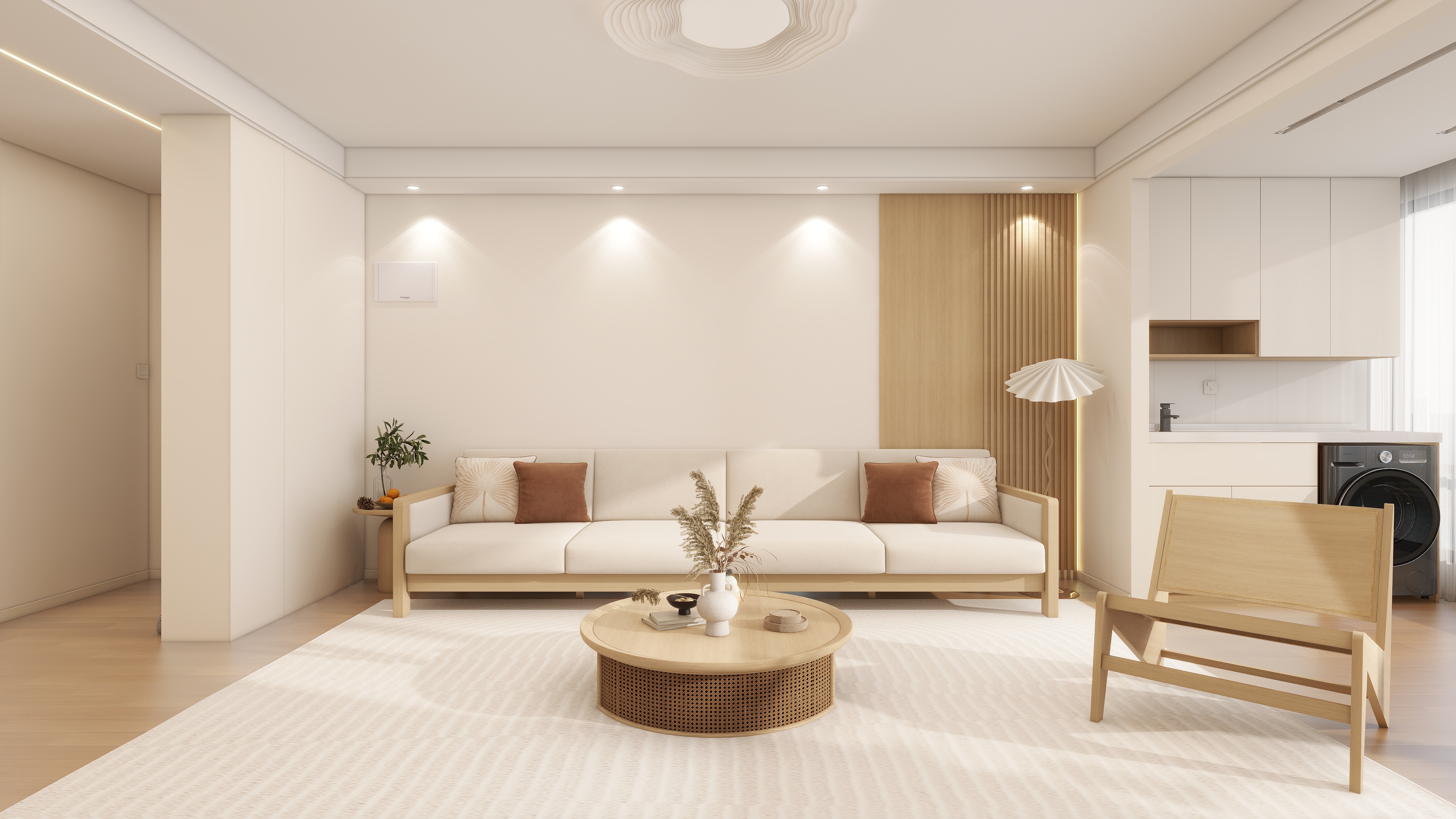 原创001-原木奶油116三室-装修设计方案