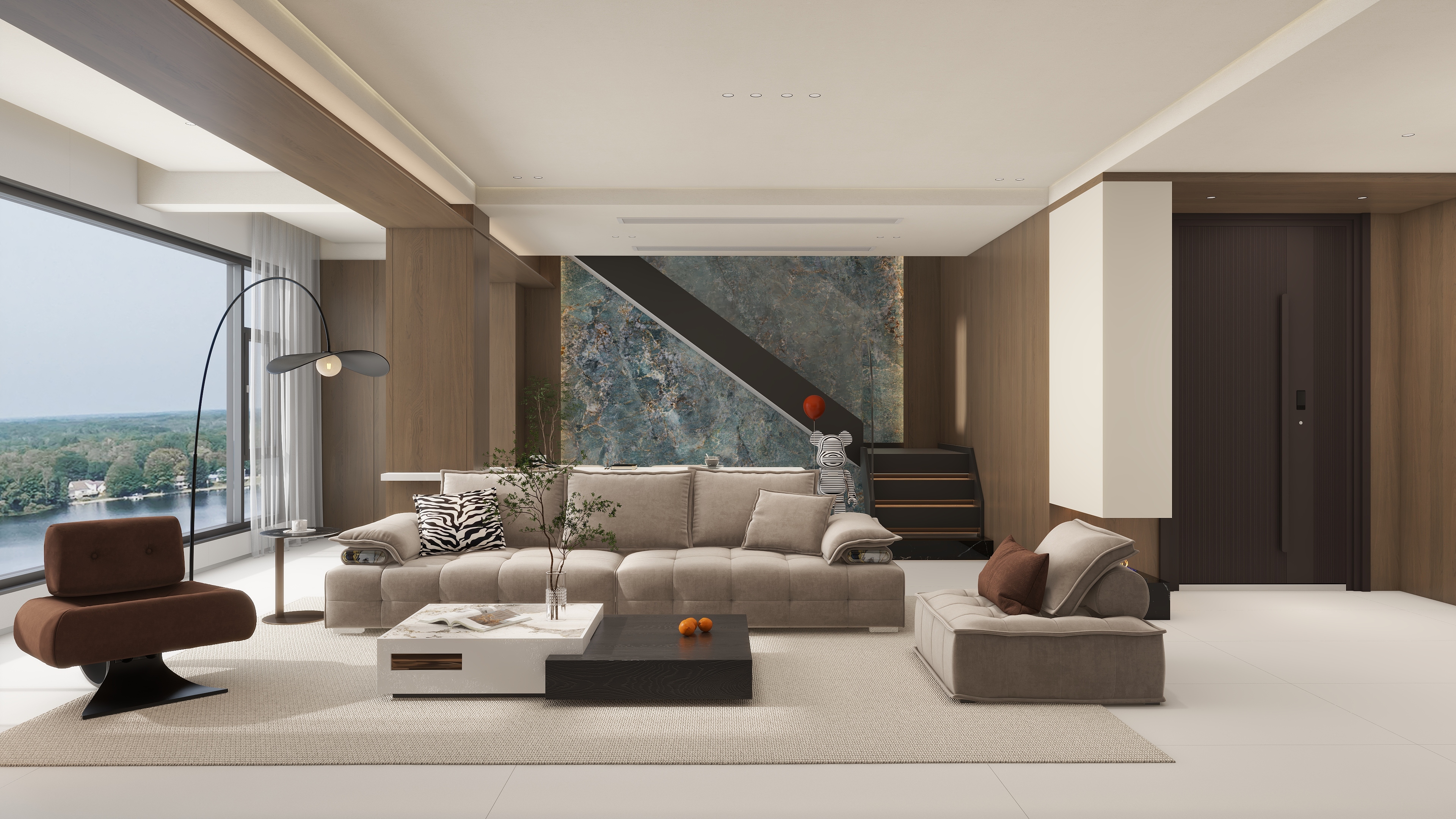 梦天木作-颍上专卖店设计账号-相王府复式-意式风格-装修设计方案