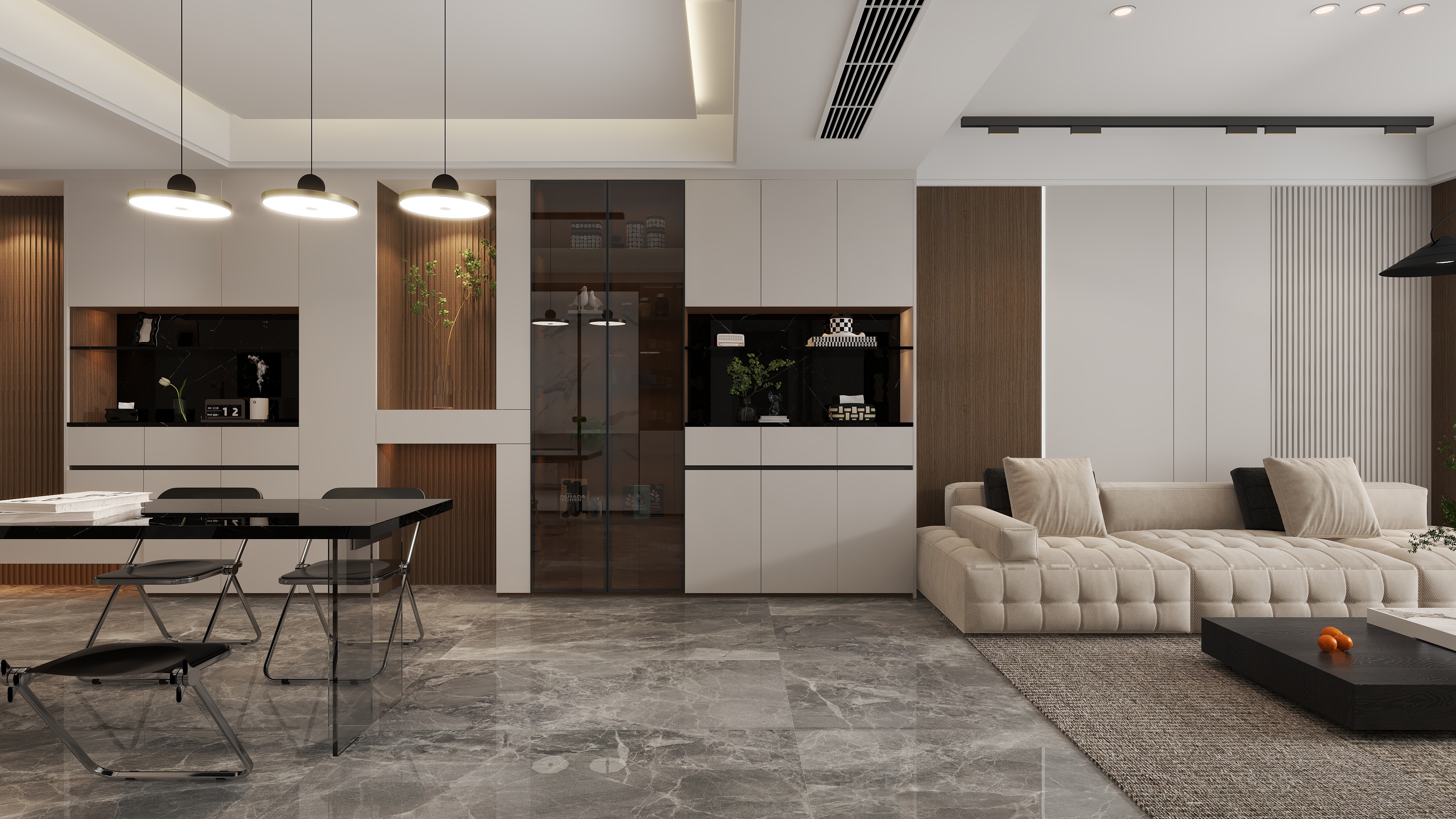 全屋定制设计321-意式-146㎡3室-装修设计方案