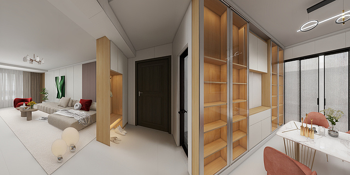 设计墨家-乐民花园-东区100㎡-装修设计方案