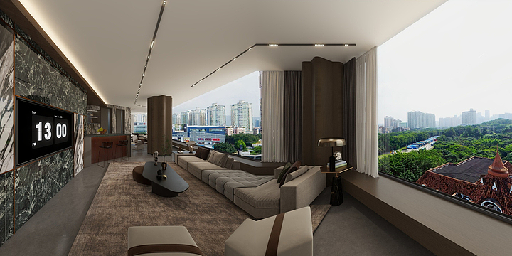 MSmiddot森泽空间创意设计-意式样板间-装修设计方案