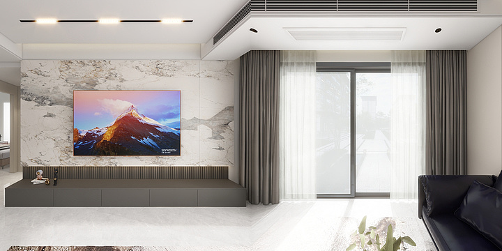 喜尔顿全案设计-盛璟花园3-2403-装修设计方案