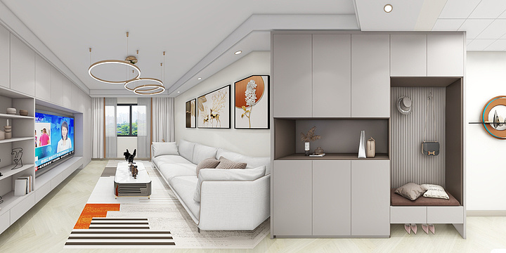 唯壹李设计-兰州路1100弄1号1405室-装修设计方案