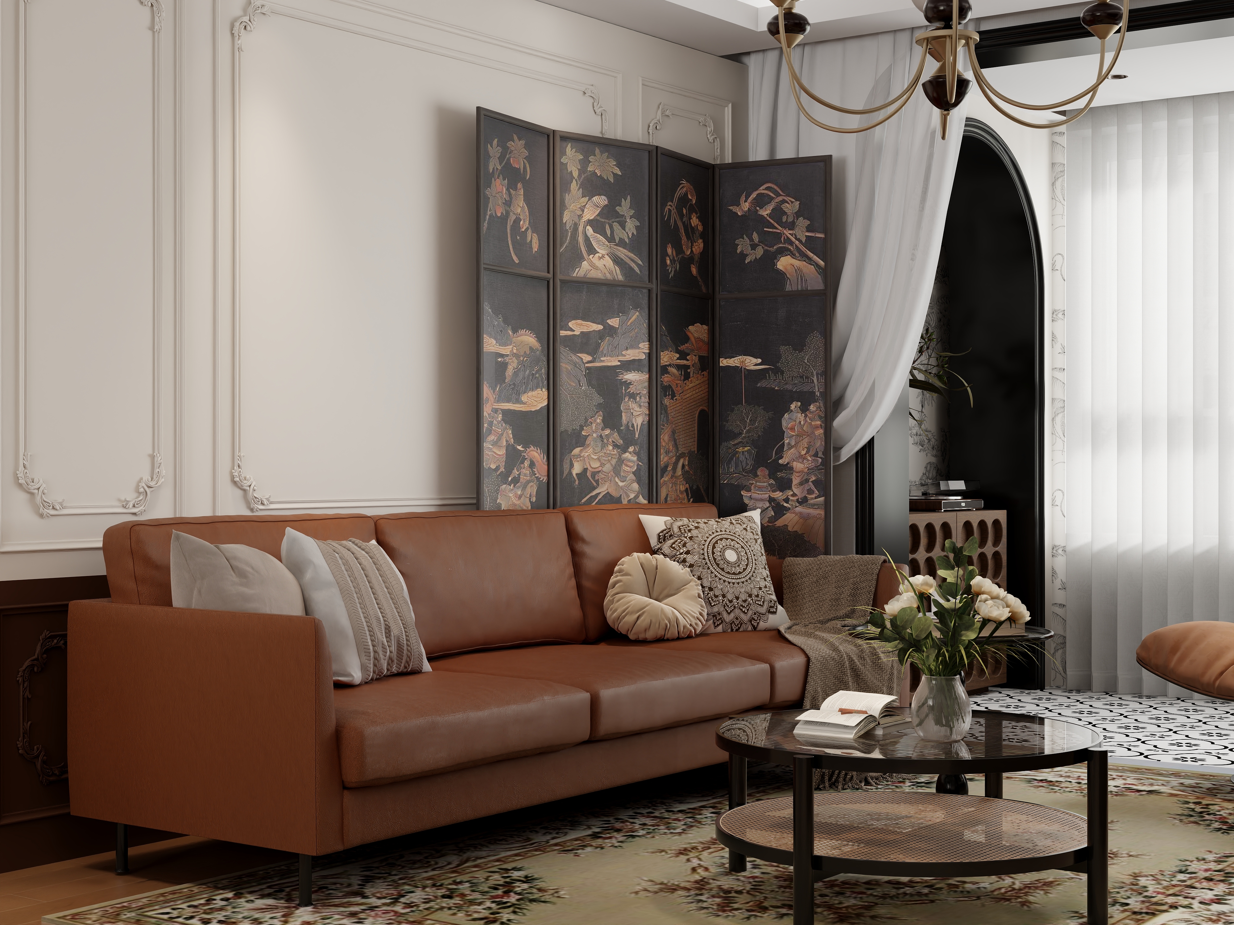 山海丨DESIGN-左右设计家-南洋复古-装修设计方案