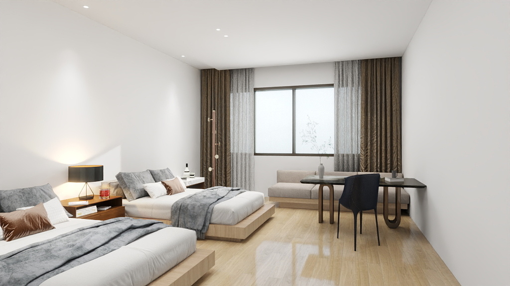 f00f-酒店标间-装修设计方案