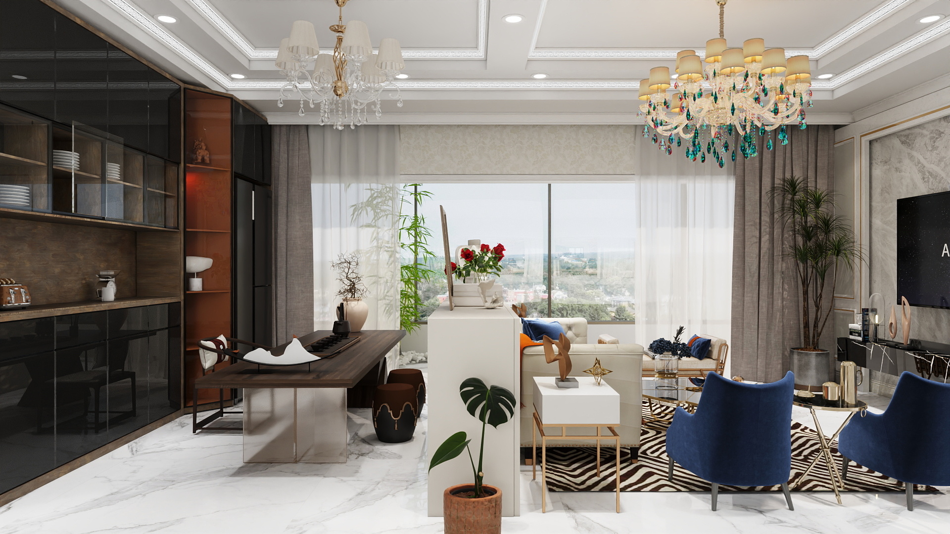 你若安好那还的了-历控文誉城152㎡4室装修效果图