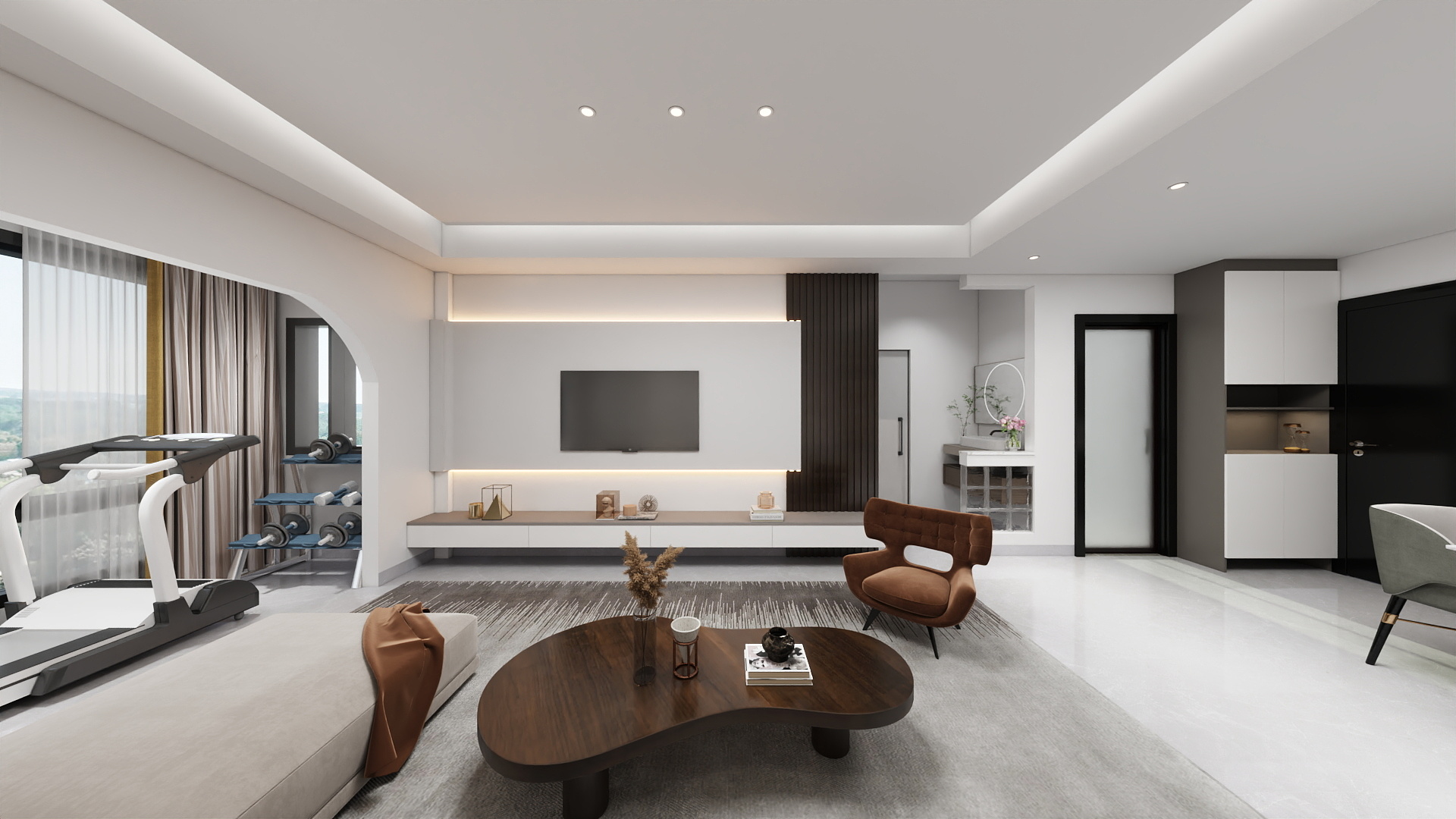 海棠问微雨-104㎡2室-装修设计方案