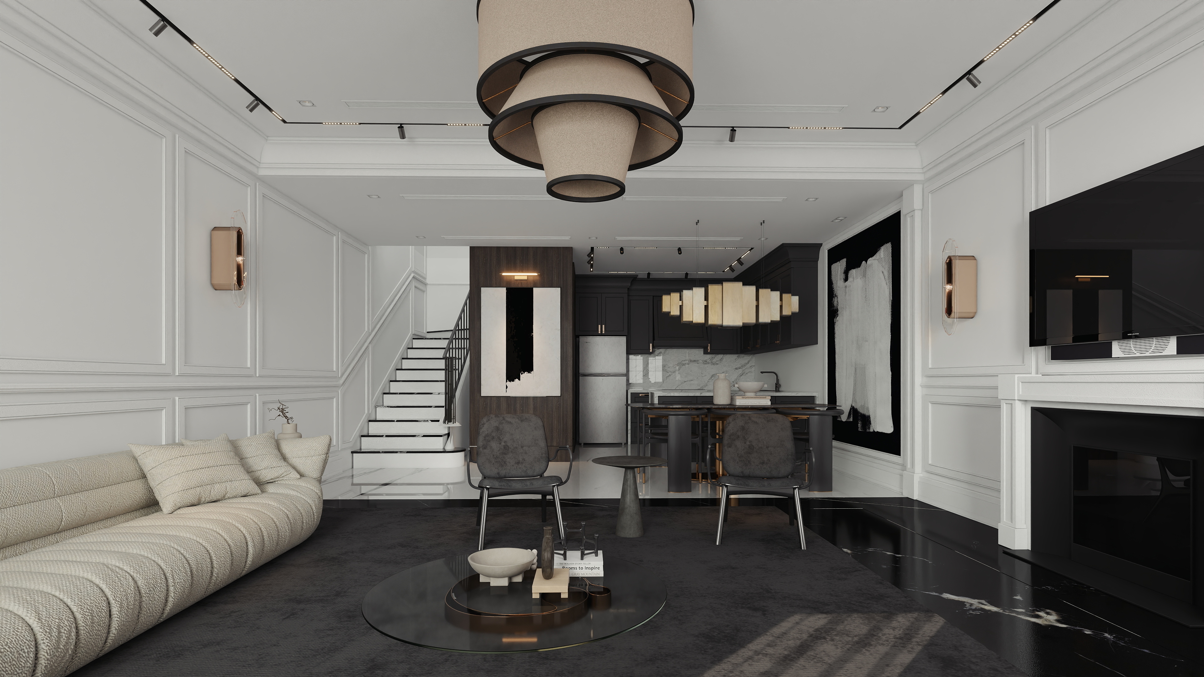 惠同学-案例-暗黑复古-装修设计方案