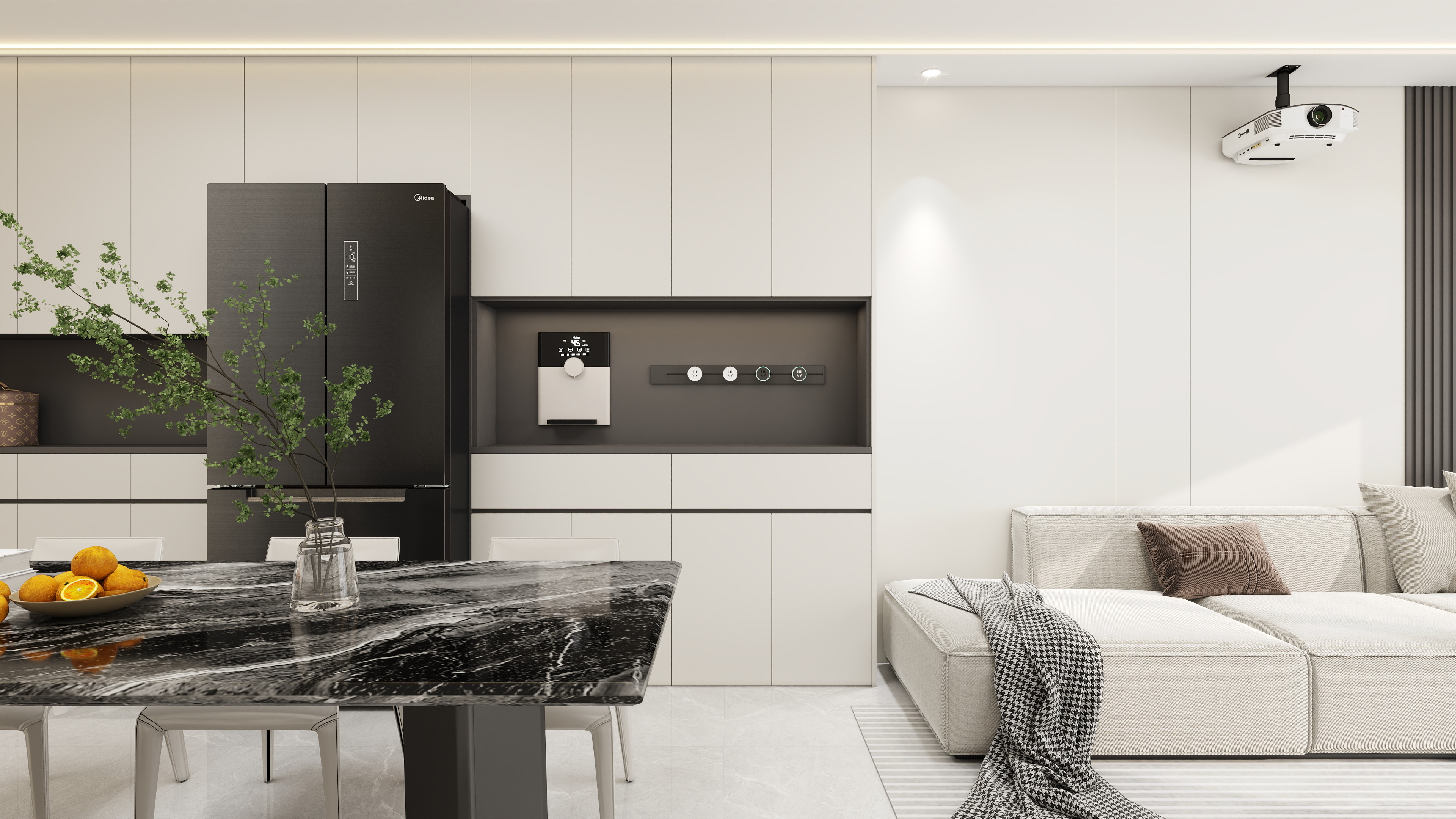 原创001-两室现代72㎡-装修设计方案