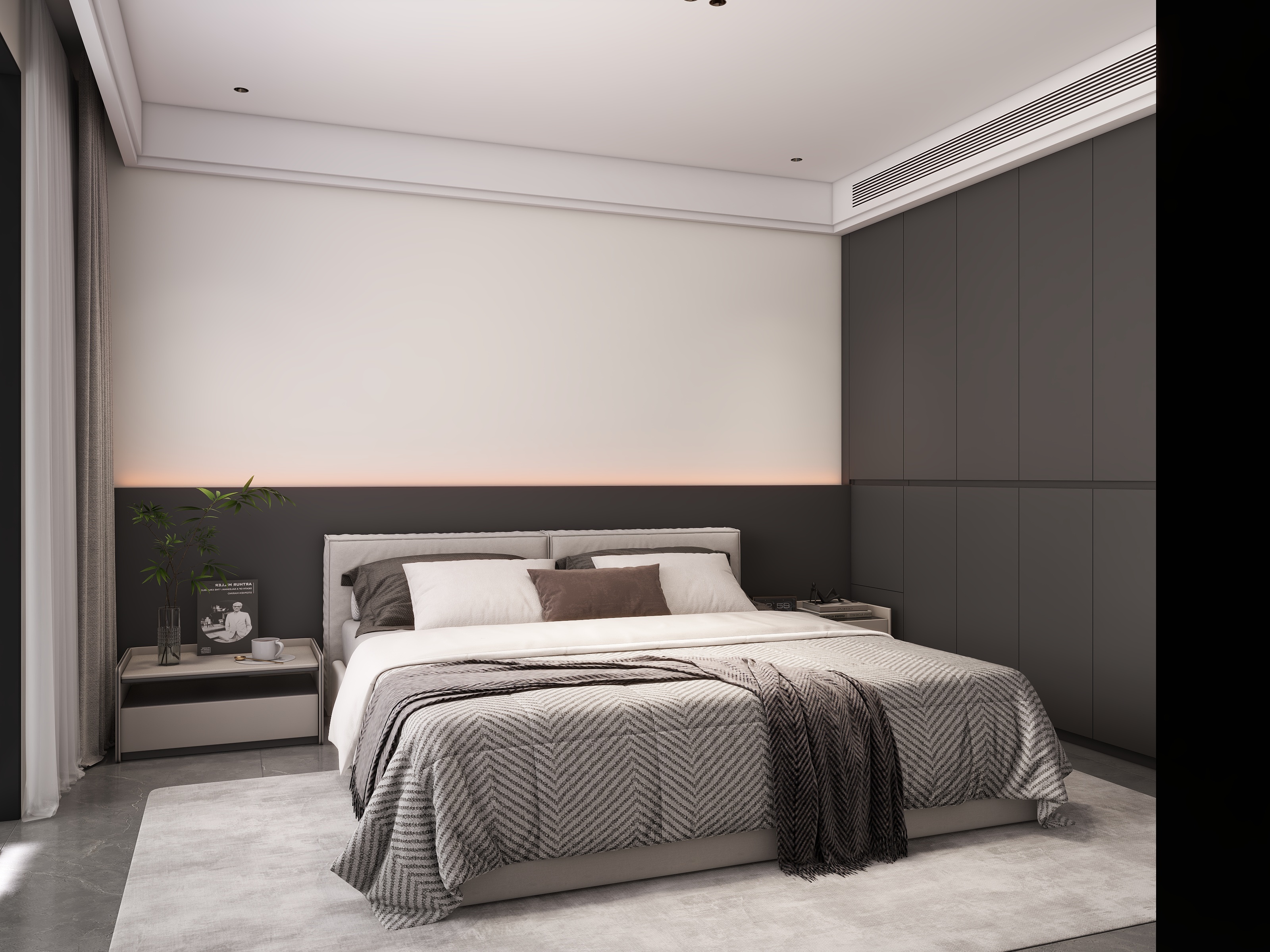 -z---卧室黑白灰-装修设计方案