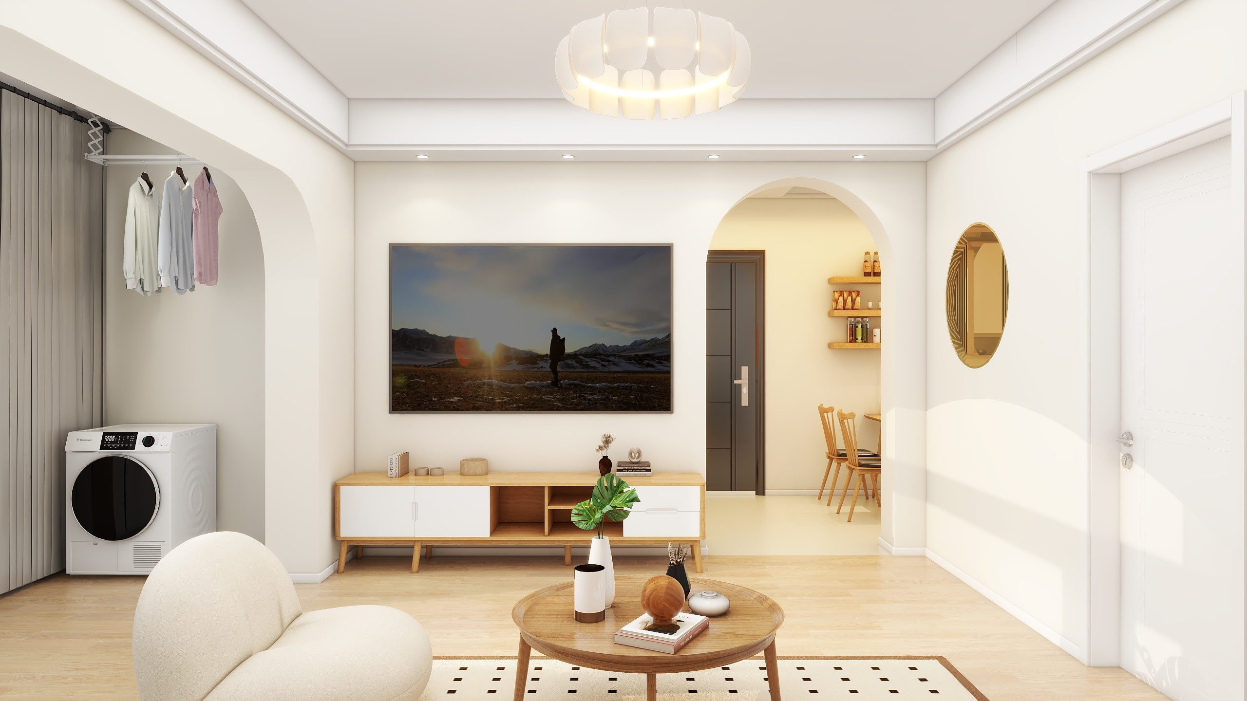 装修设计师操泉-昌河宿舍73㎡2室-装修设计方案