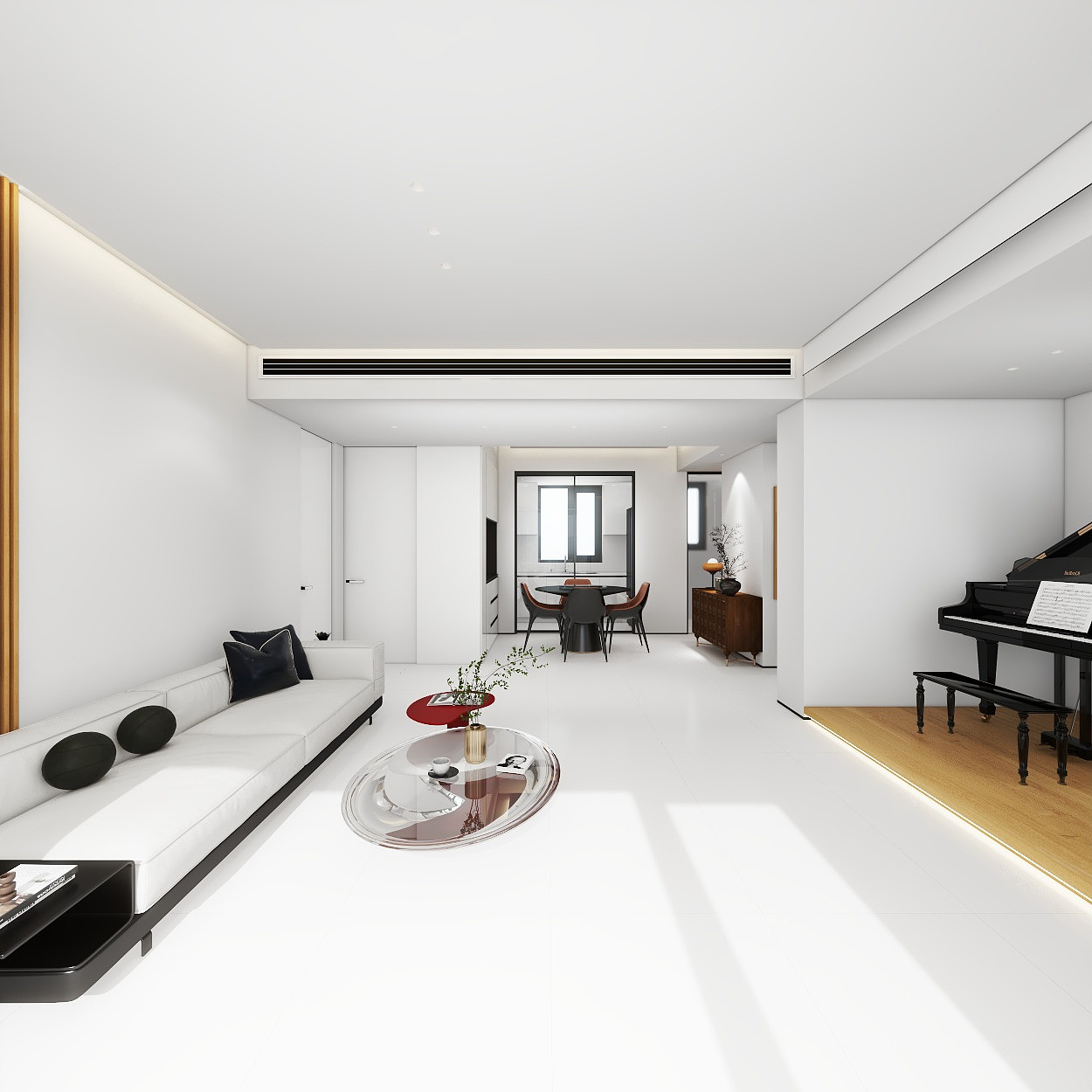 天v罪-钢旅蓝郡3室2厅125平米装修效果图