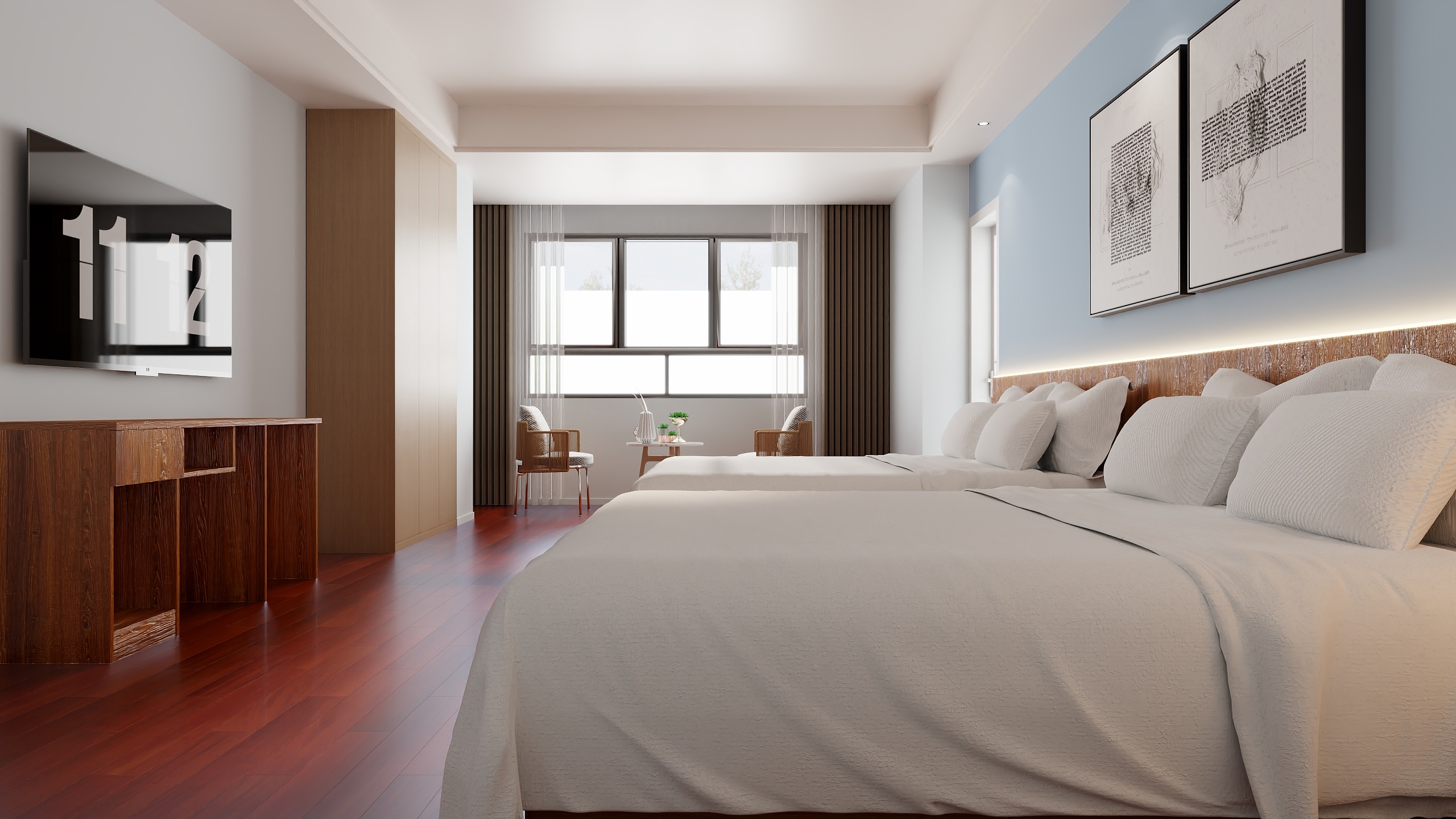 画图好累*-乌苏宾馆客房-装修设计方案