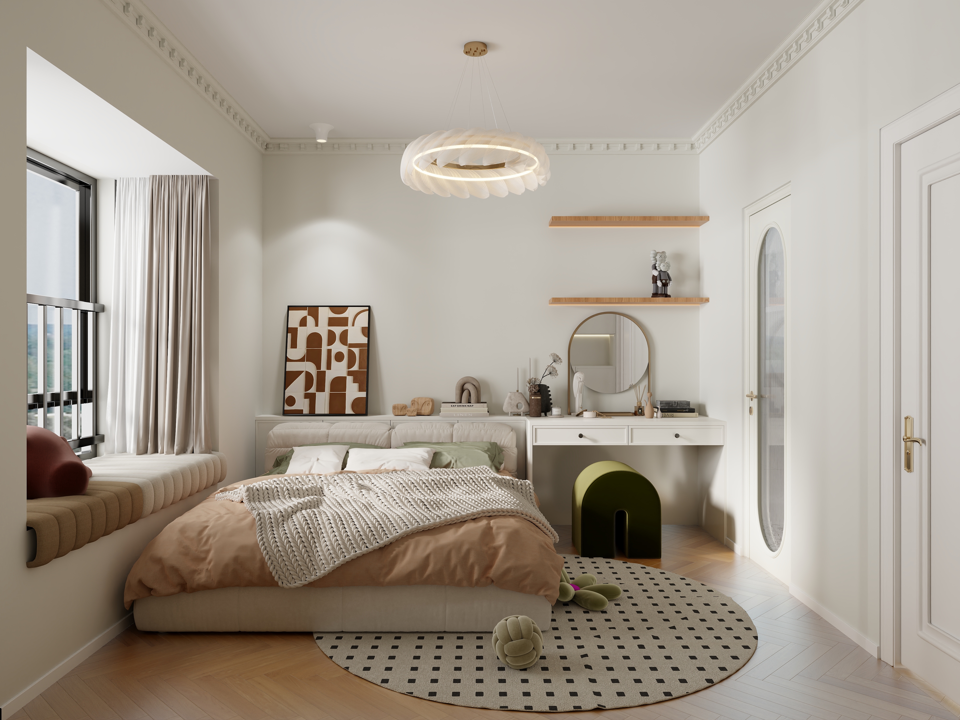 方屿空间设计工作室-99㎡3室-装修设计方案