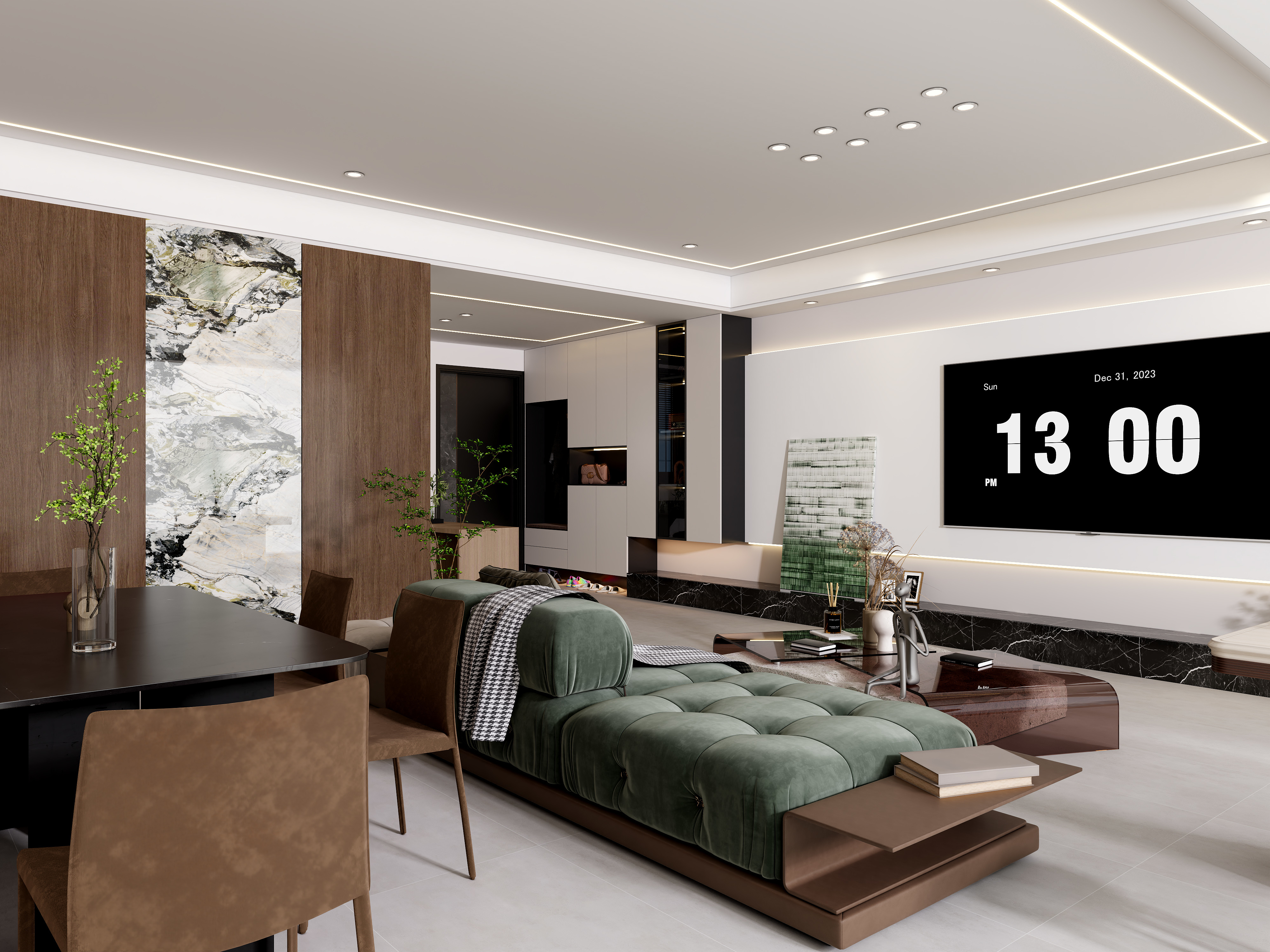 F海强-现代轻奢风格-装修设计方案