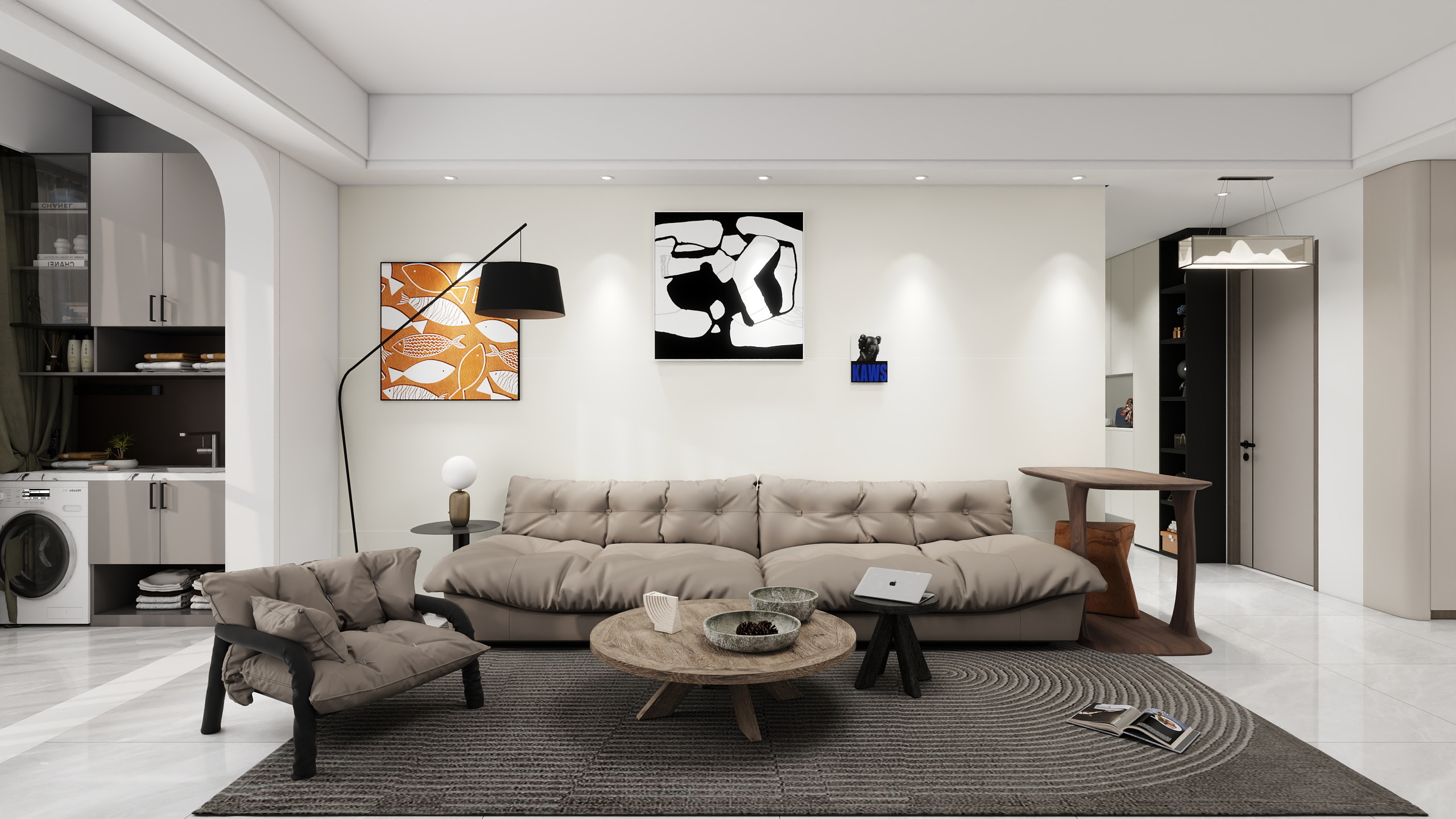 效果图只供参考实际效果以现场为准-102㎡3室-装修设计方案