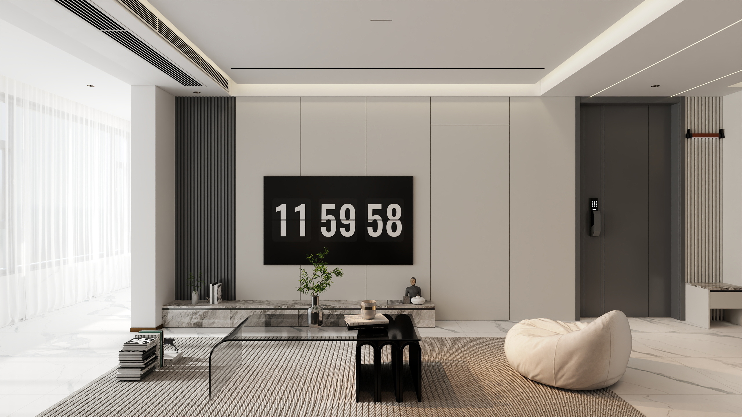 赣榆鹤轩设计-客餐厅-装修设计方案