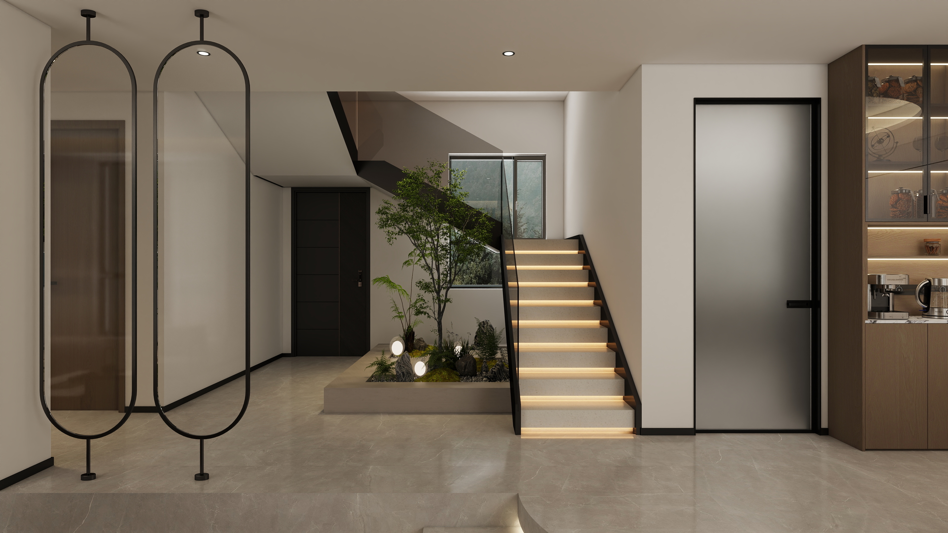 孙有权-『东风入律』108平丨现代新中式别墅装修效果图