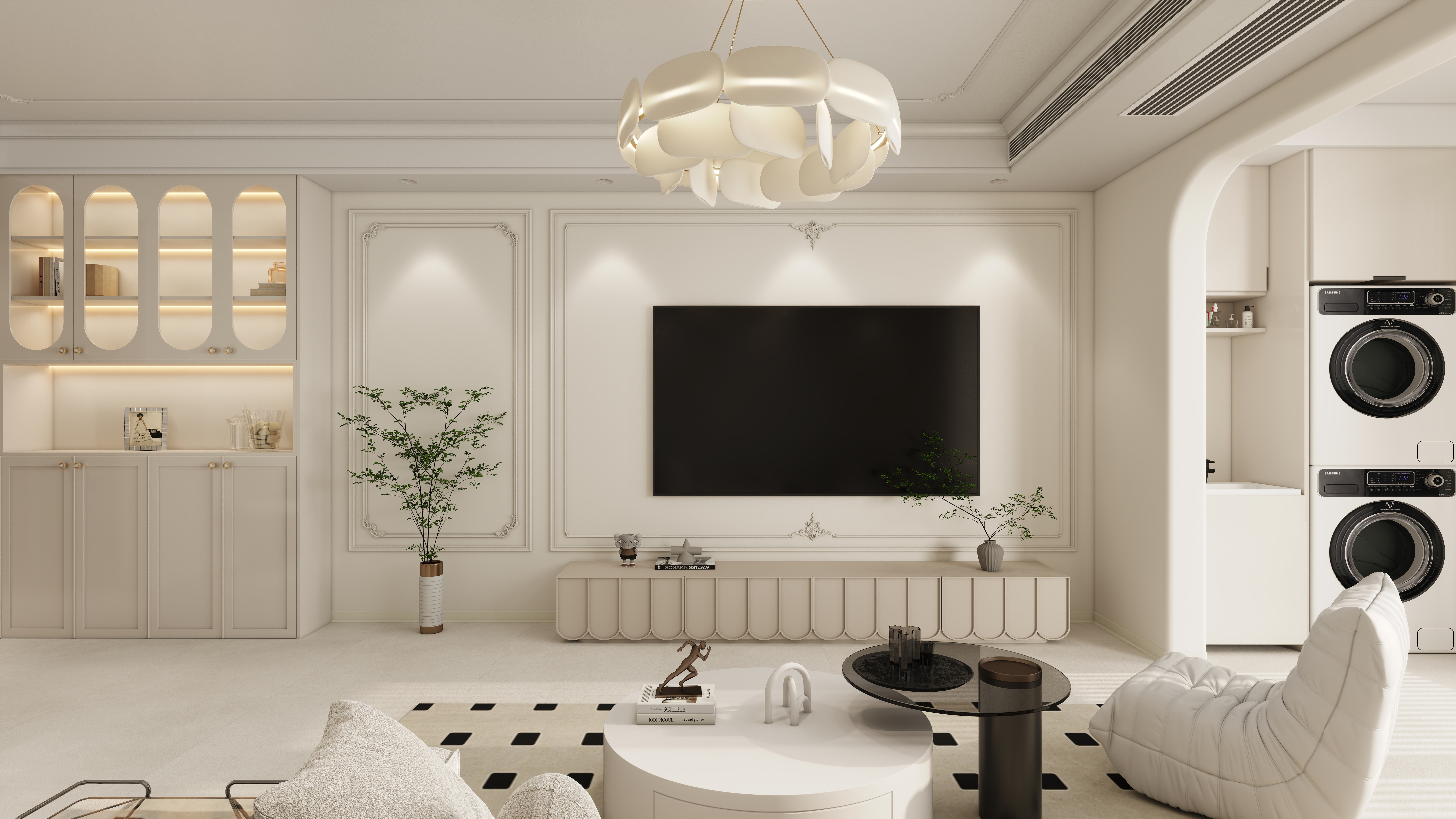 设计师朱学帅-学府水岸97㎡法式奶油-装修设计方案