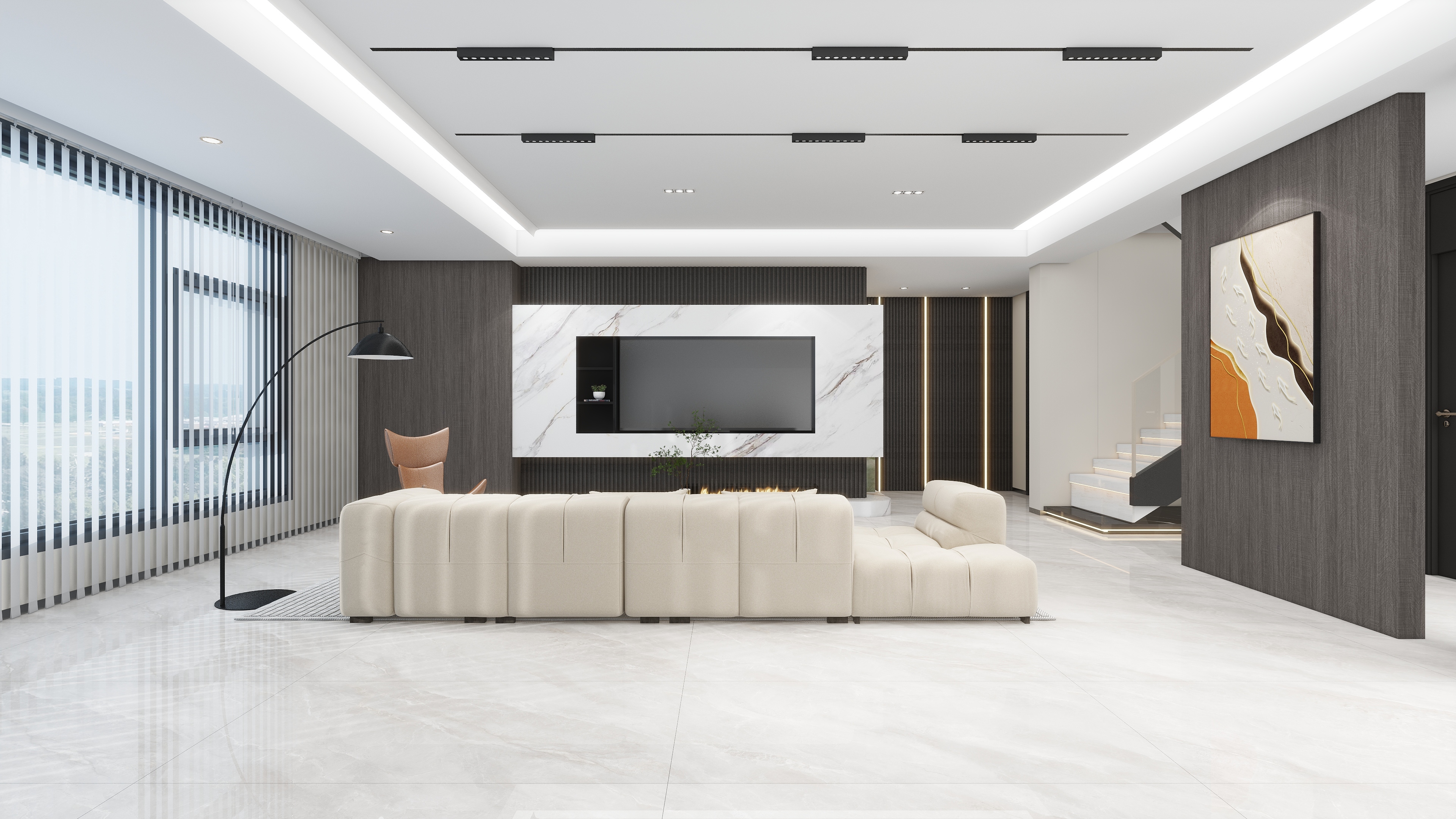 扬州亚细亚瓷砖-金麟府3栋301平面图-装修设计方案