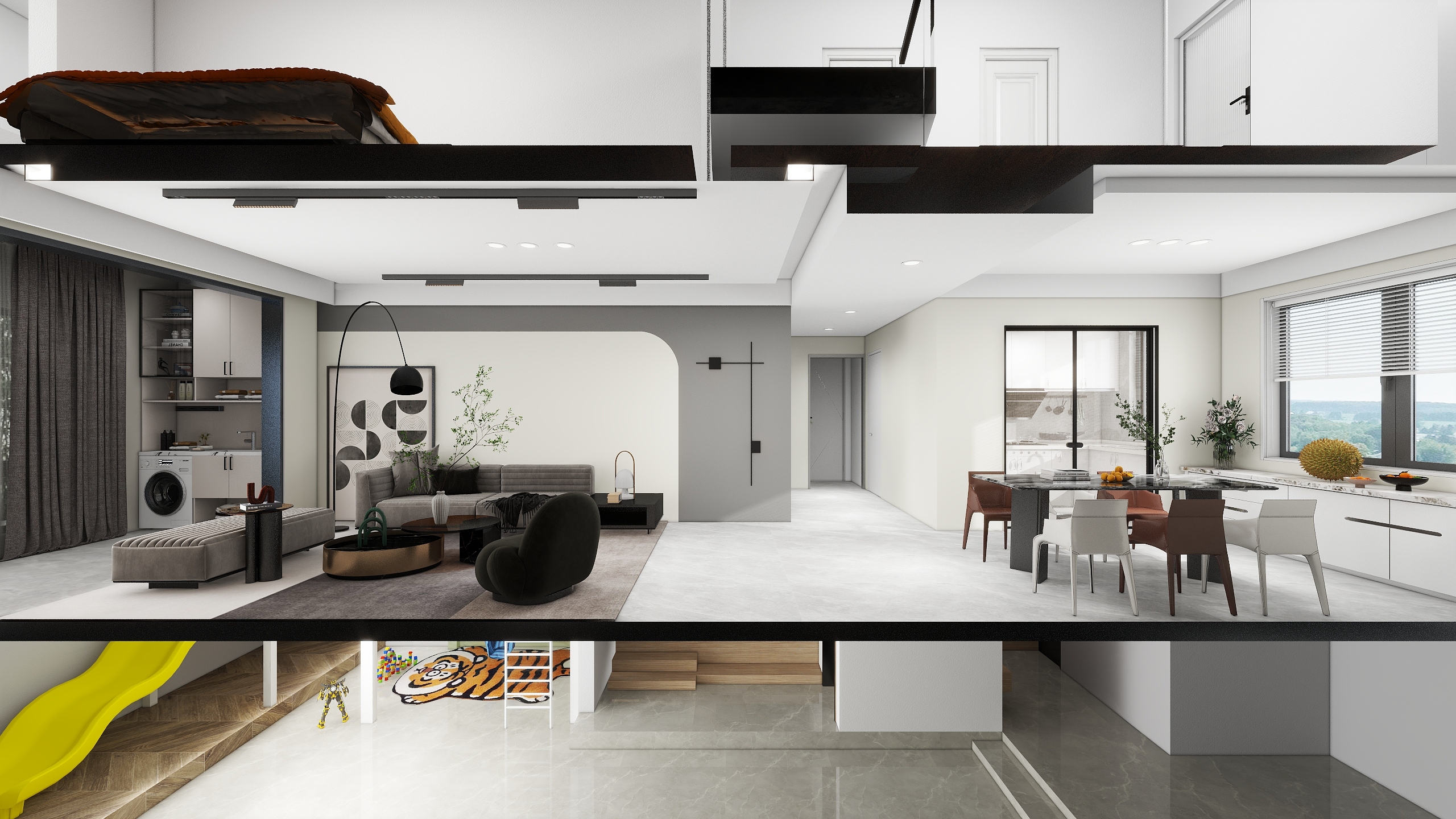 珂洋-蓝城·明月江南1-2-2201-装修设计方案