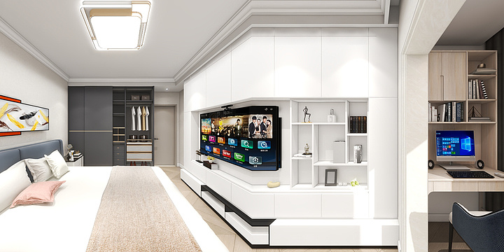 唯壹李设计-68㎡2室-装修设计方案