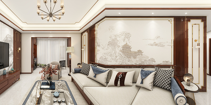 一熹设计-府城5-2-1404-装修设计方案