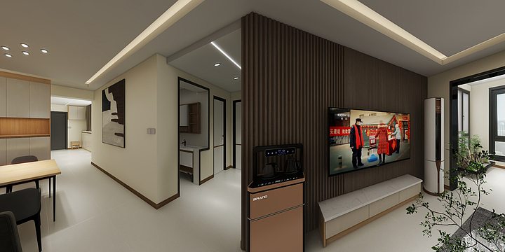 万选设计工作室-幸福城A40-2-2402-装修设计方案