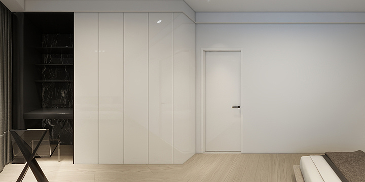 胡佳乐-钰丰源家装部分黑白灰-装修设计方案