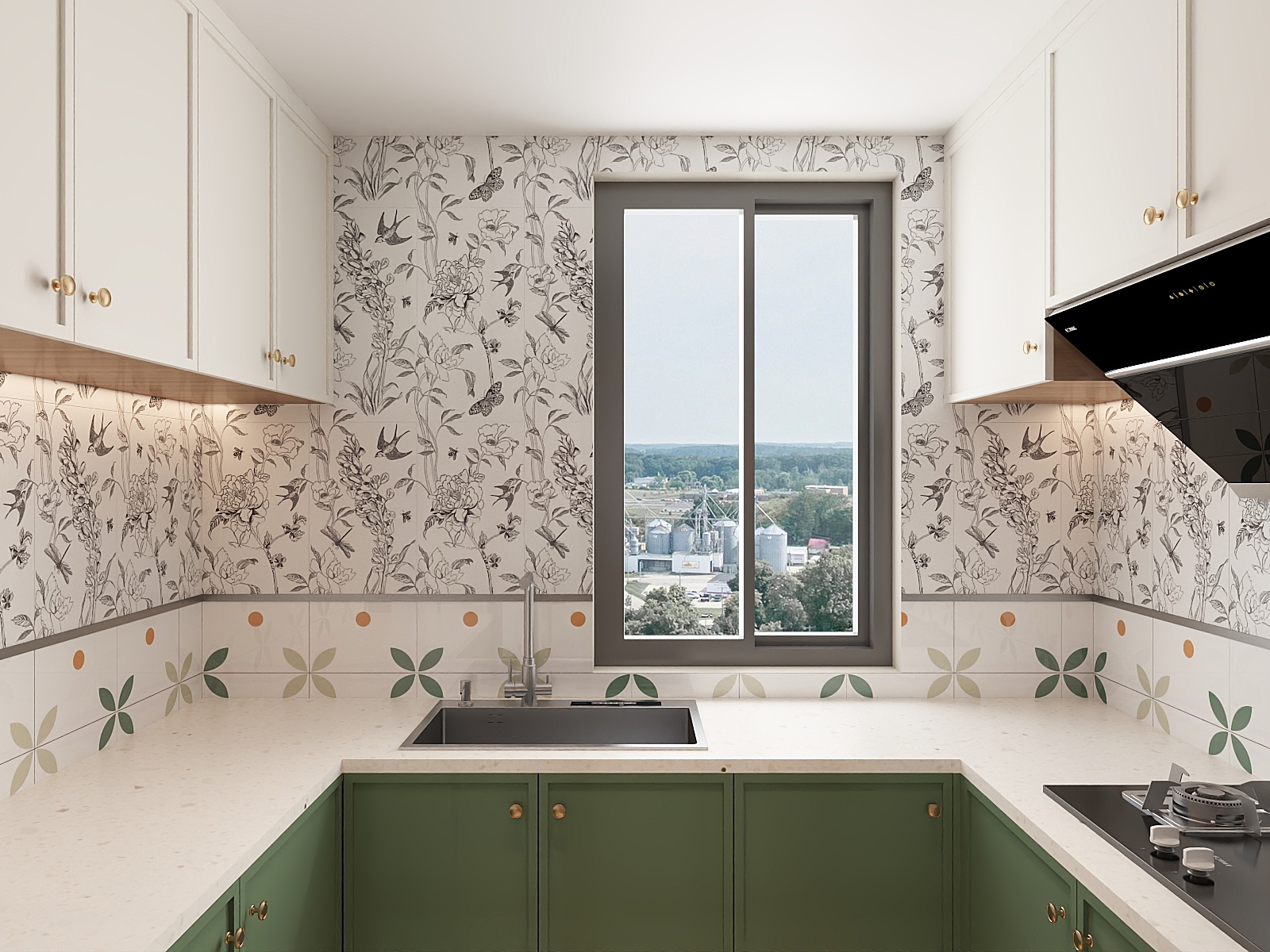 A周素人设计-98平原木4室2厅2卫装修效果图