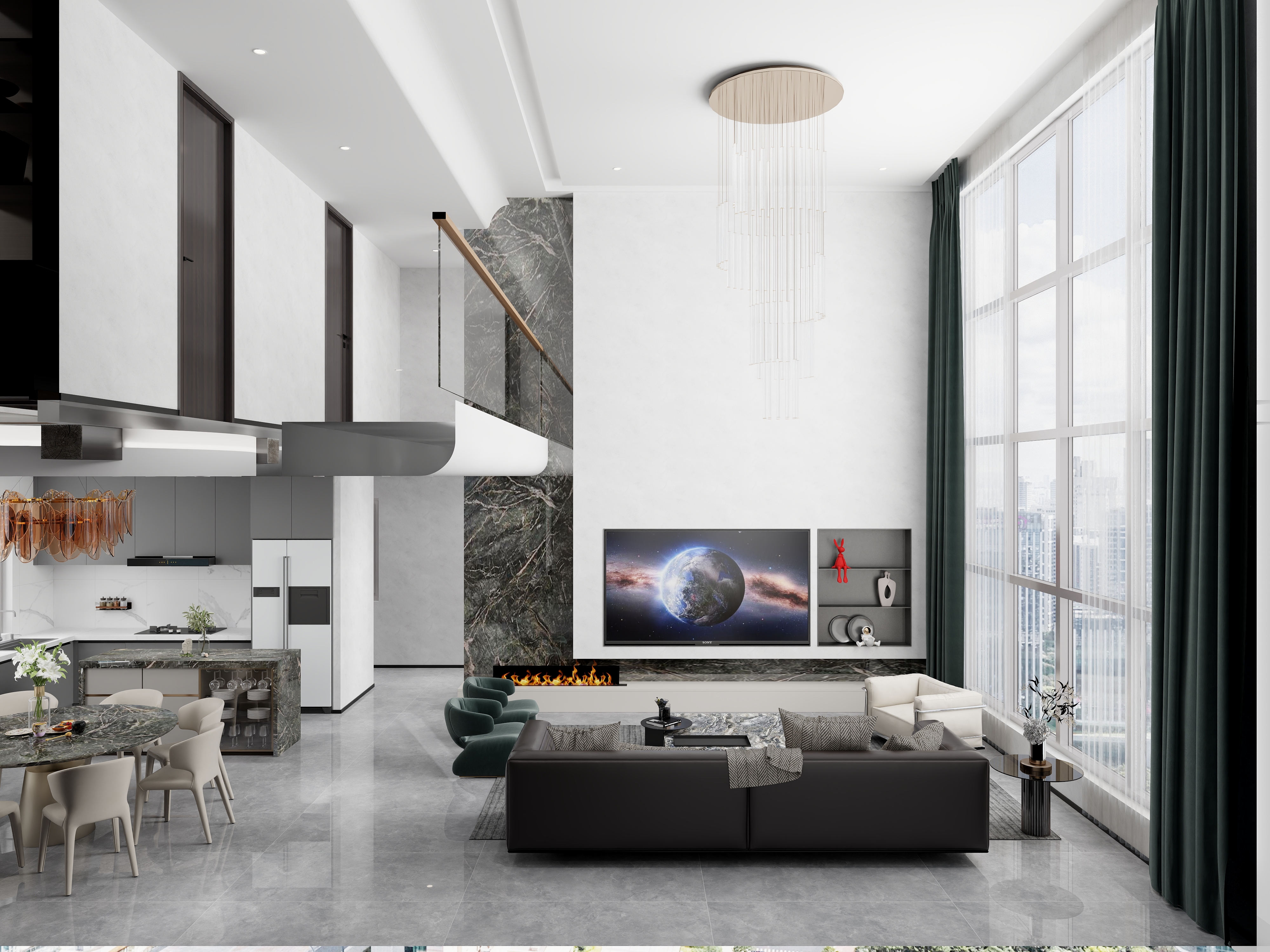 w王美容-径山别墅-装修设计方案