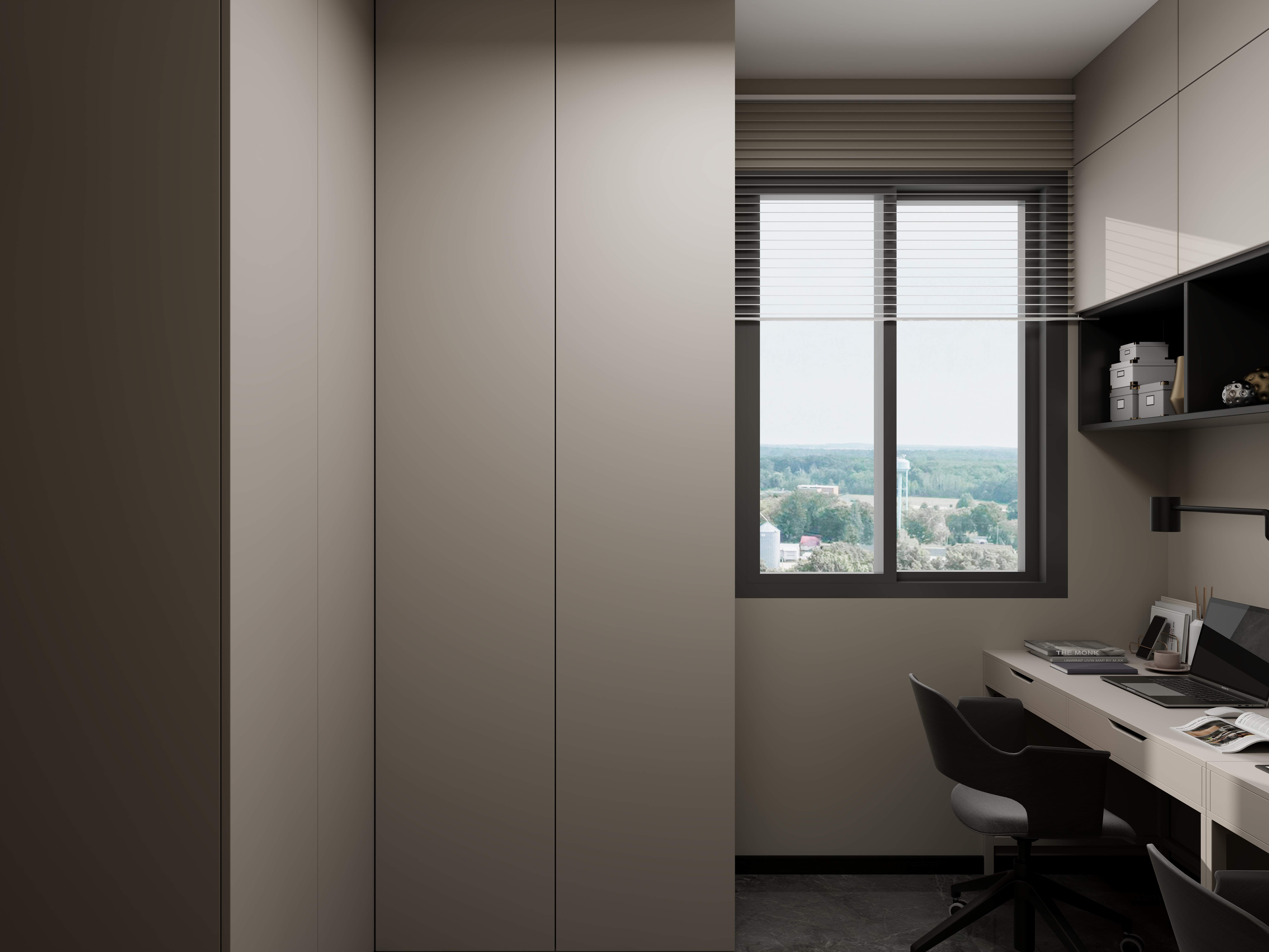 艺雅丽-77平现代简约一层次卧2装修效果图第1张