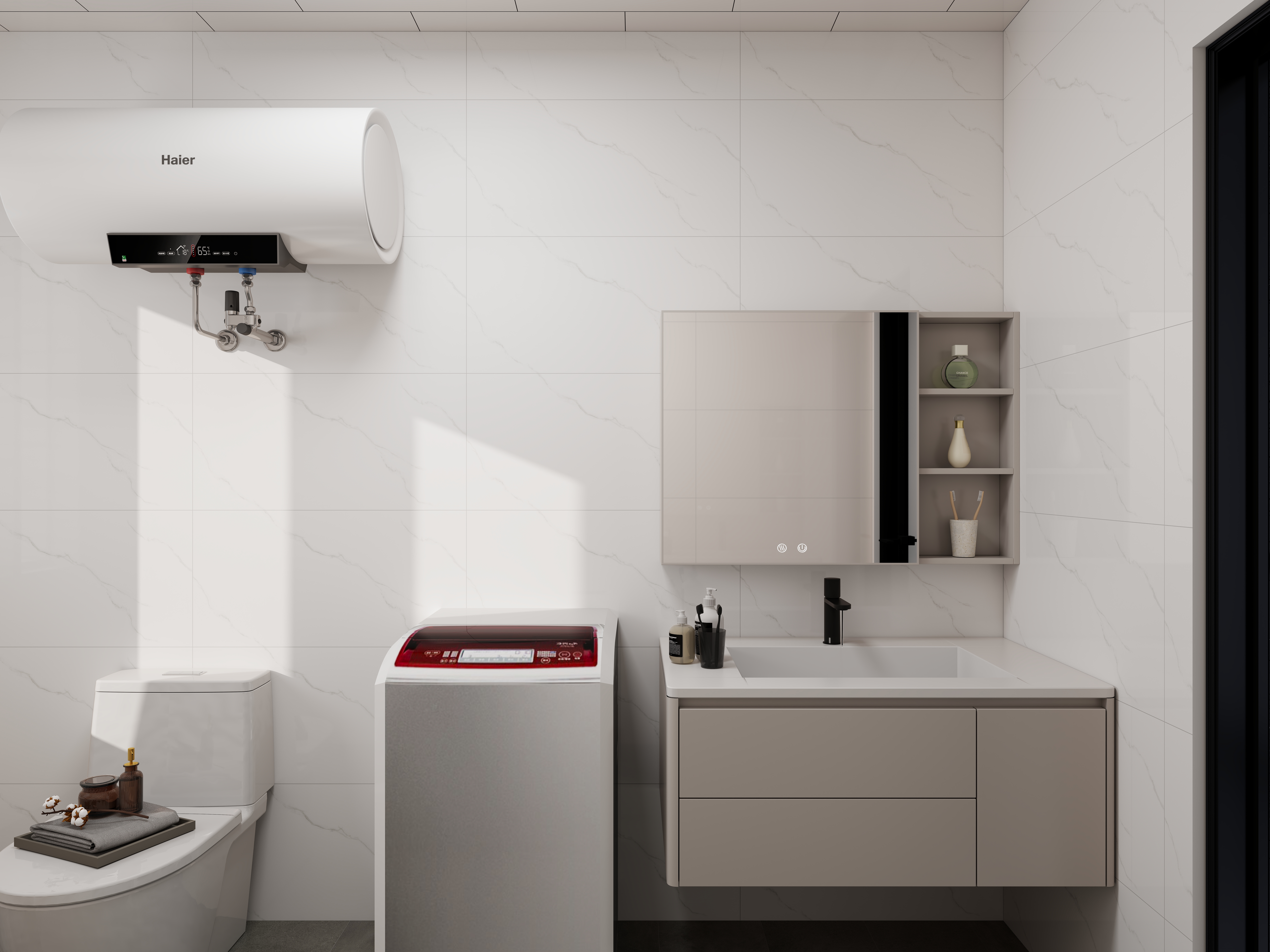 艺雅丽-92平现代简约装修效果图