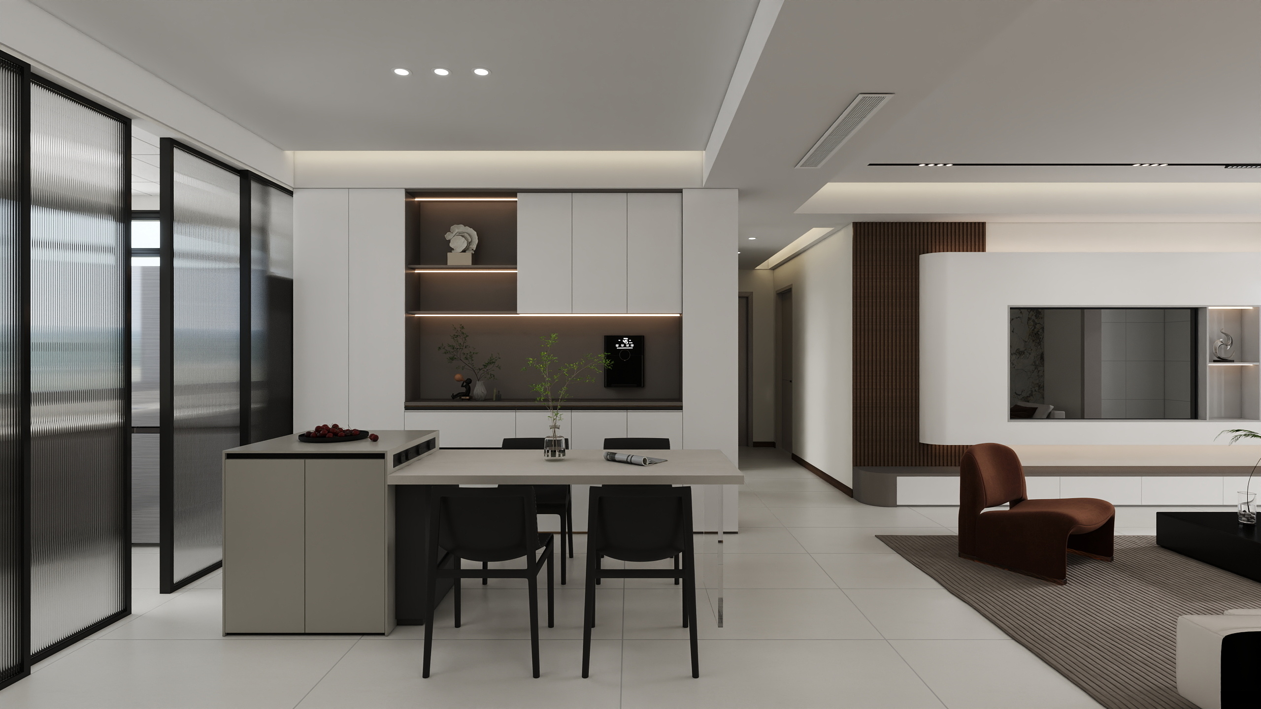 王艺航-运河院168㎡1室-装修设计方案