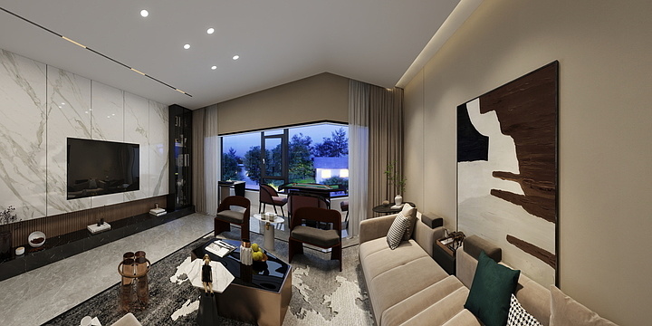 国子万佳-中鑫公园里702-装修设计方案