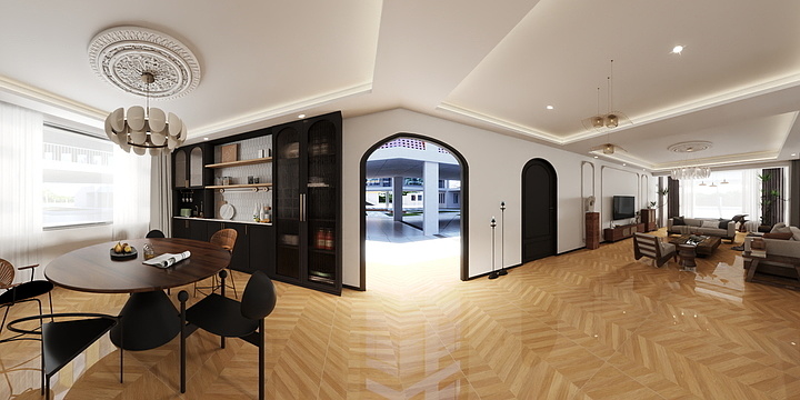 陕西怡庭悦舍装饰装修工程有限公司-武鹏新居-装修设计方案