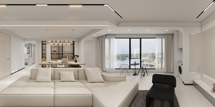 原创OvO-旭辉雨金广场二期13栋1604户型-装修设计方案